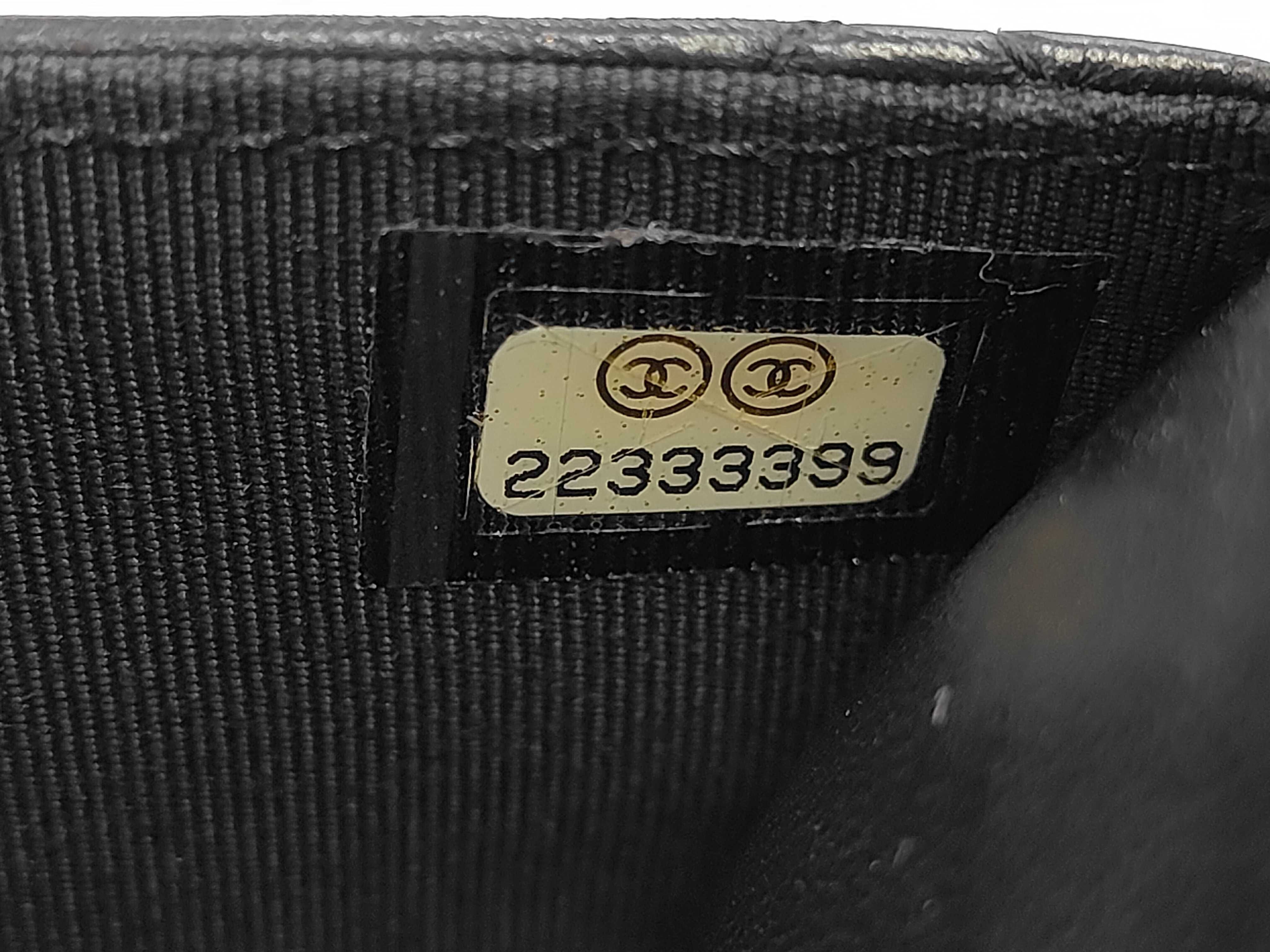 Mini Matelassé Chain Wallet, Lambskin, Black, Serial Number 22, Shoulder Bag — view 11