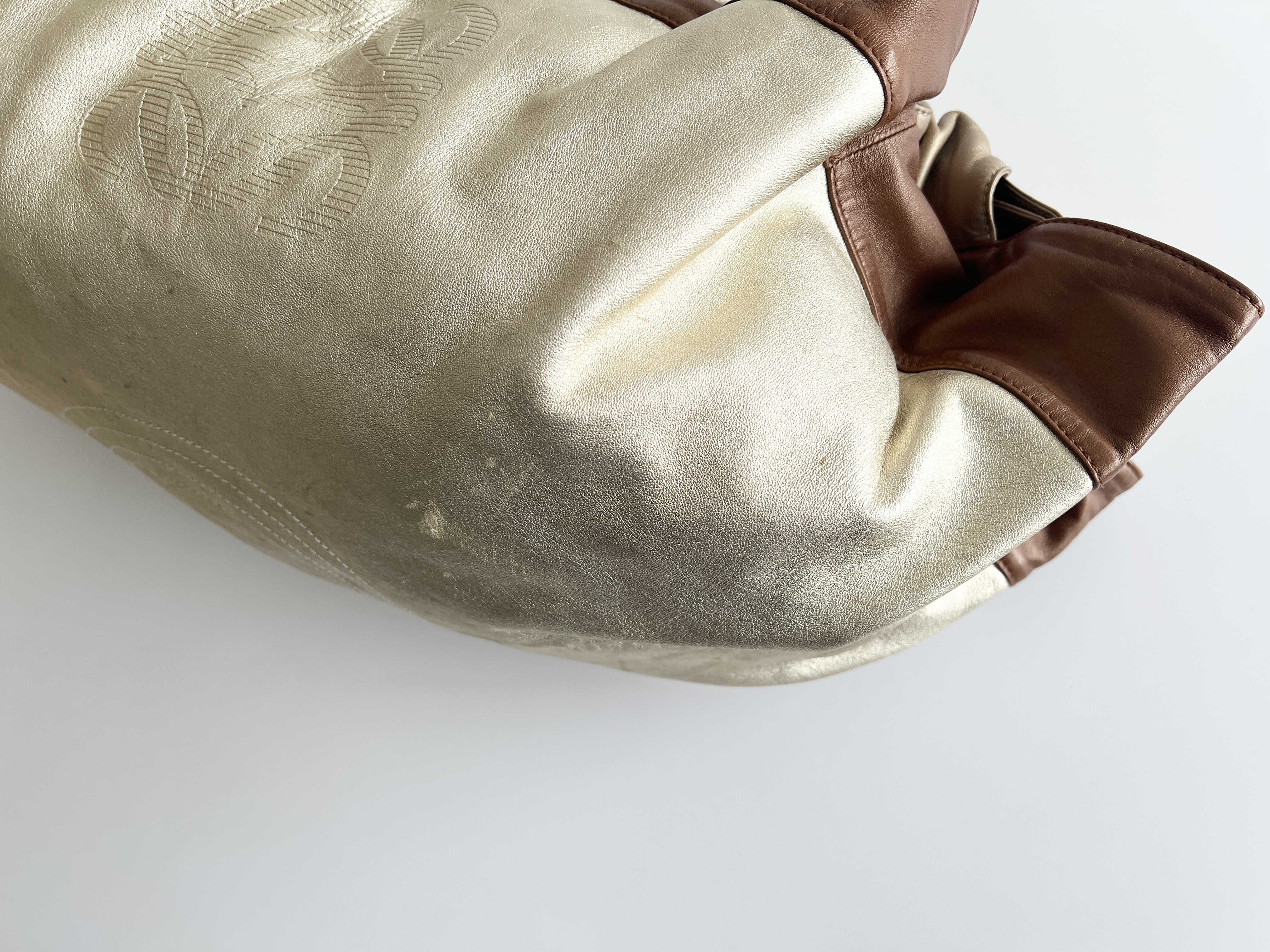 Nappa Aire Anagram Logo Handbag Tote Bag — view 11