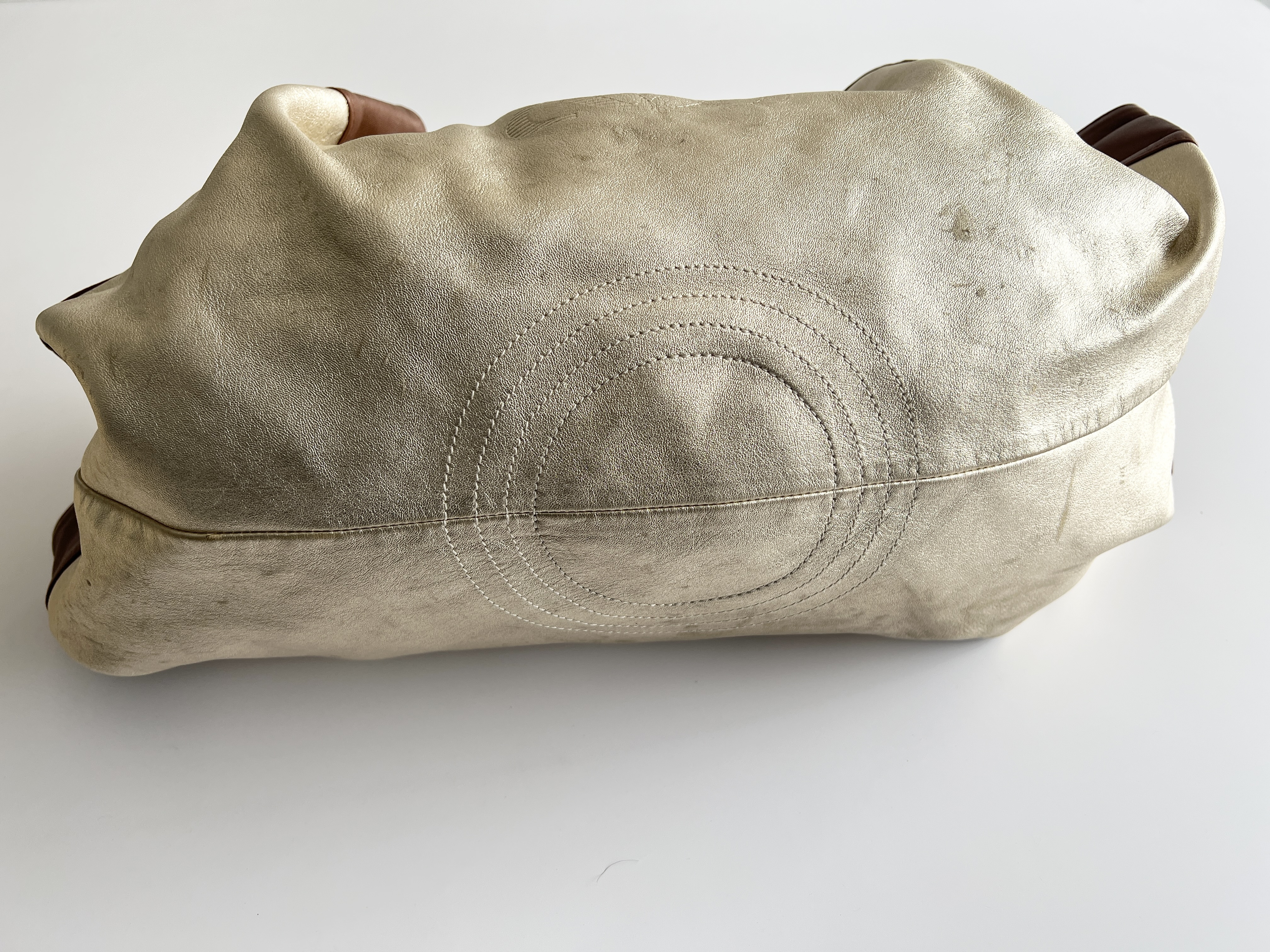 Nappa Aire Anagram Logo Handbag Tote Bag — view 14