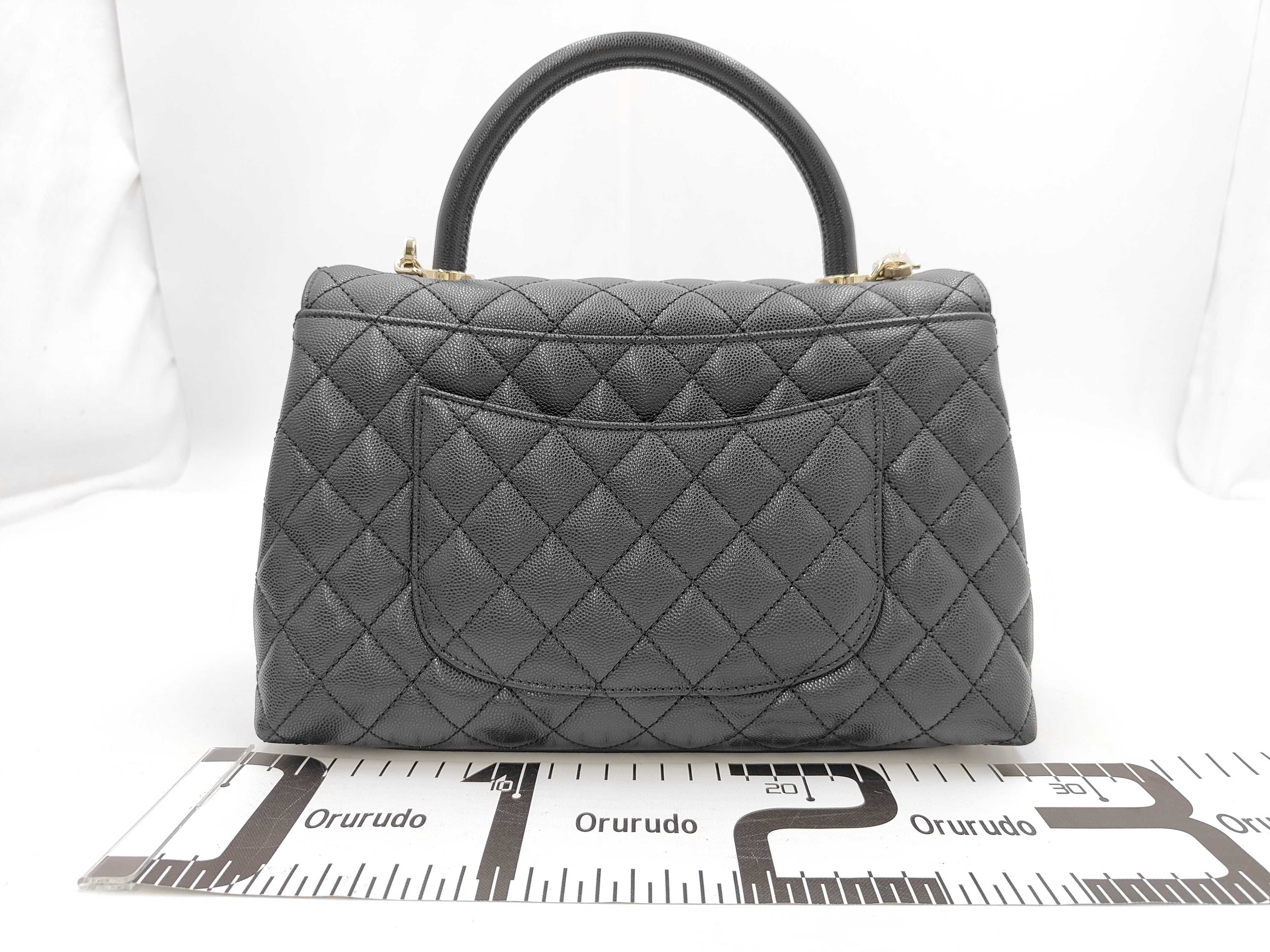 Caviar Skin Coco Handle Handbag — view 2