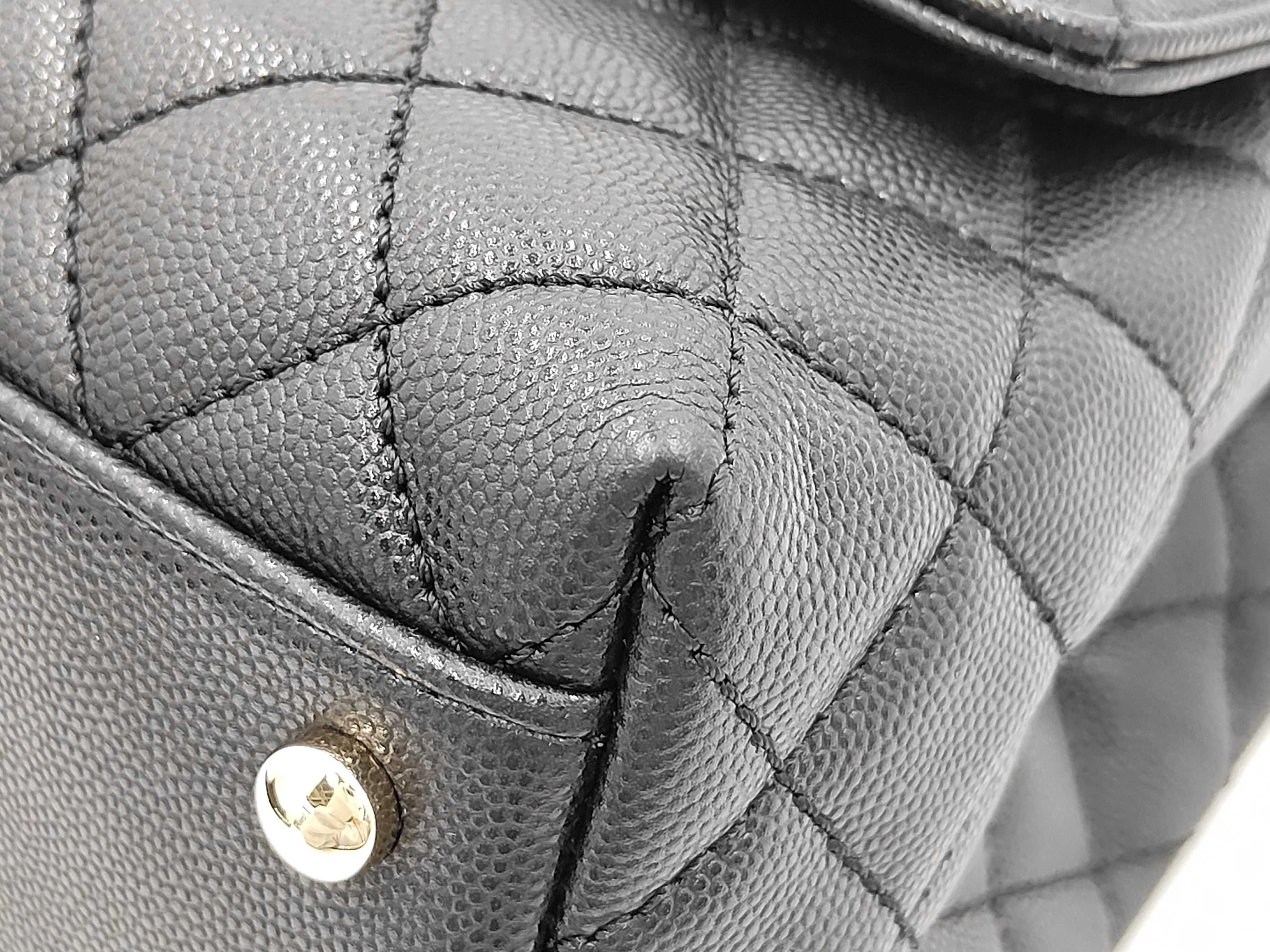 Caviar Skin Coco Handle Handbag — view 9