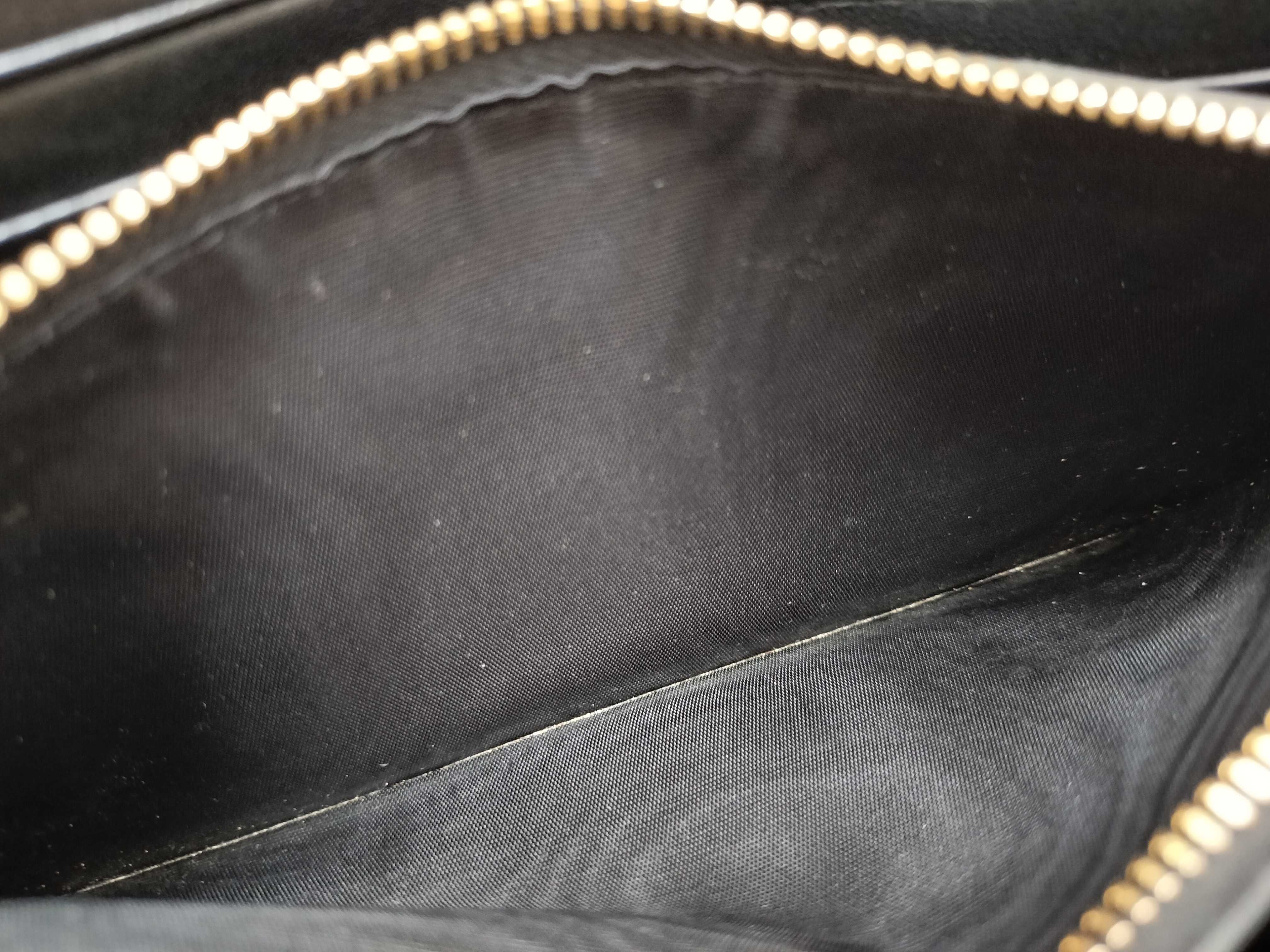 Chain Wallet Matelassé Black Clutch Bag — view 14
