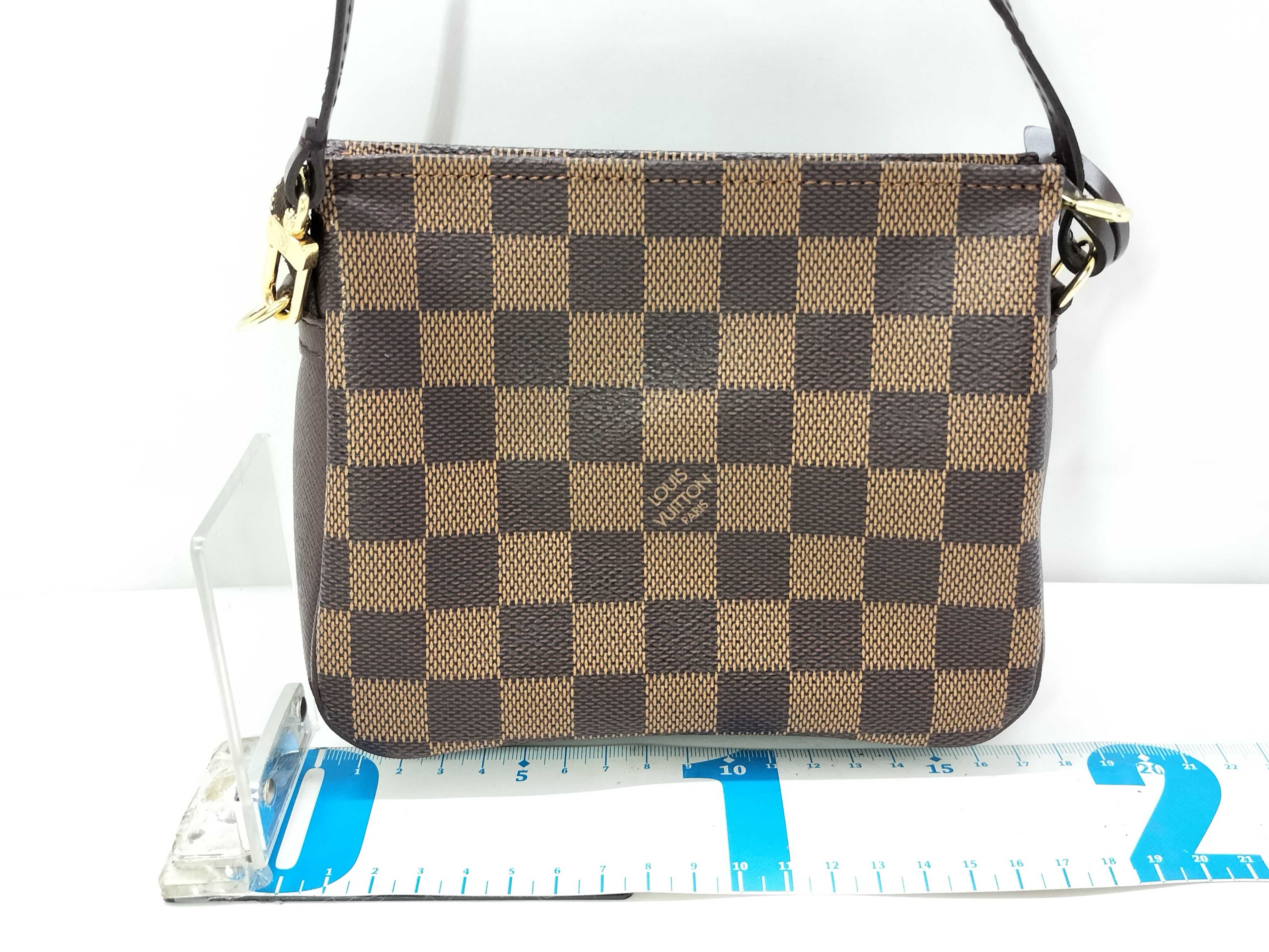 Damier Vuitton Damier Trousse Makeup N51982 Brown SP1002 Pouch — view 2