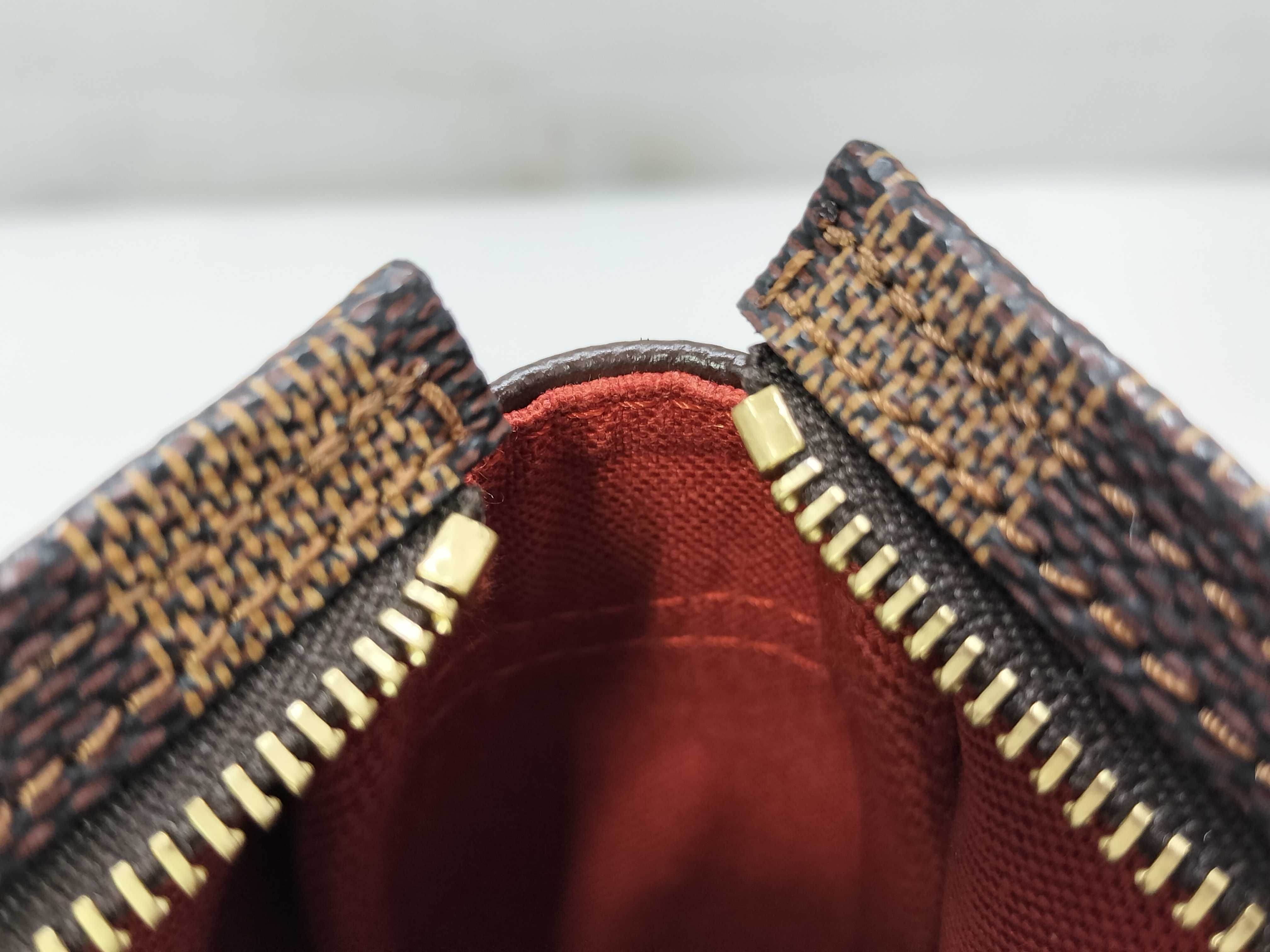 Damier Vuitton Damier Trousse Makeup N51982 Brown SP1002 Pouch — view 11