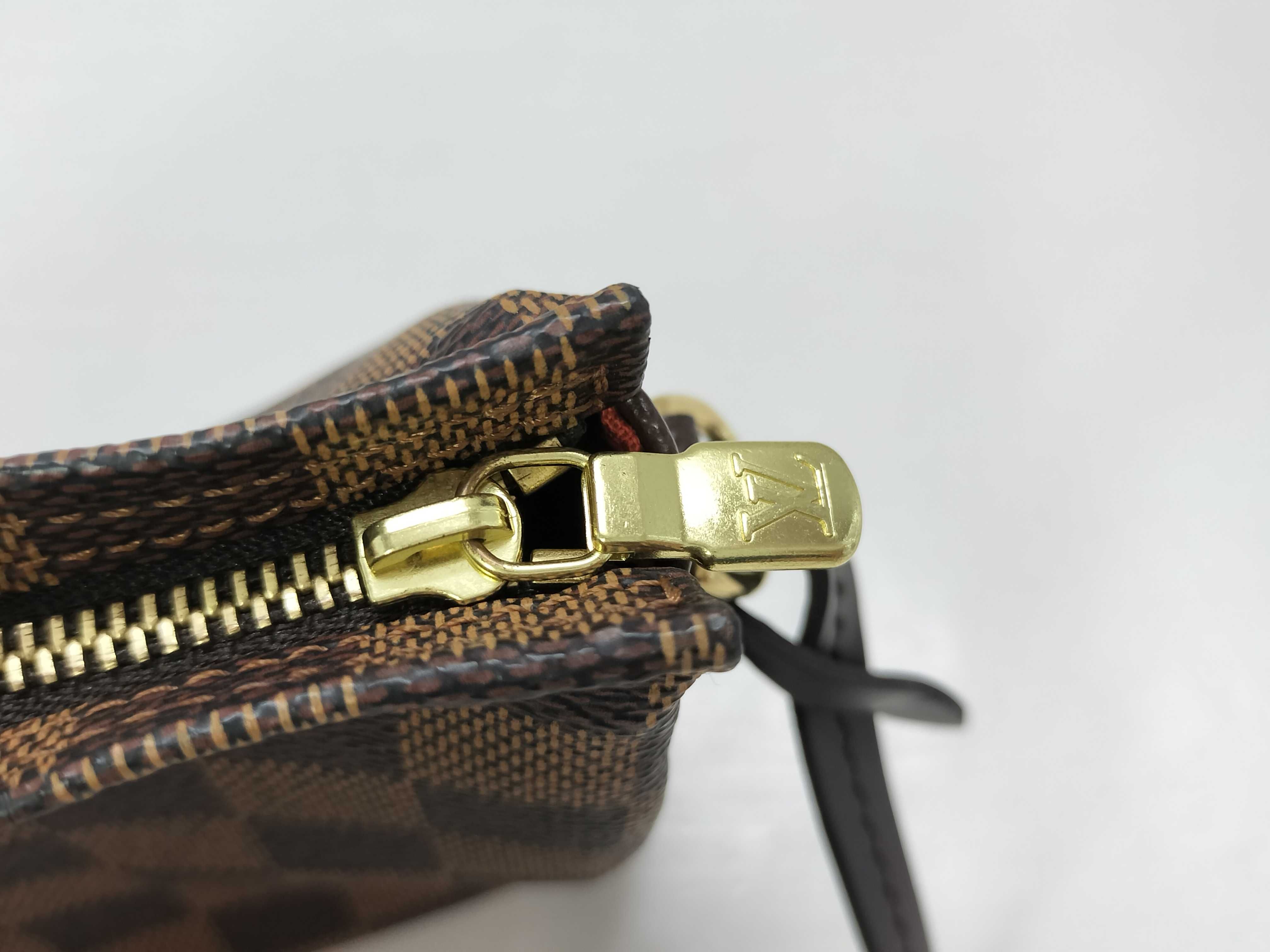 Damier Vuitton Damier Trousse Makeup N51982 Brown SP1002 Pouch — view 12