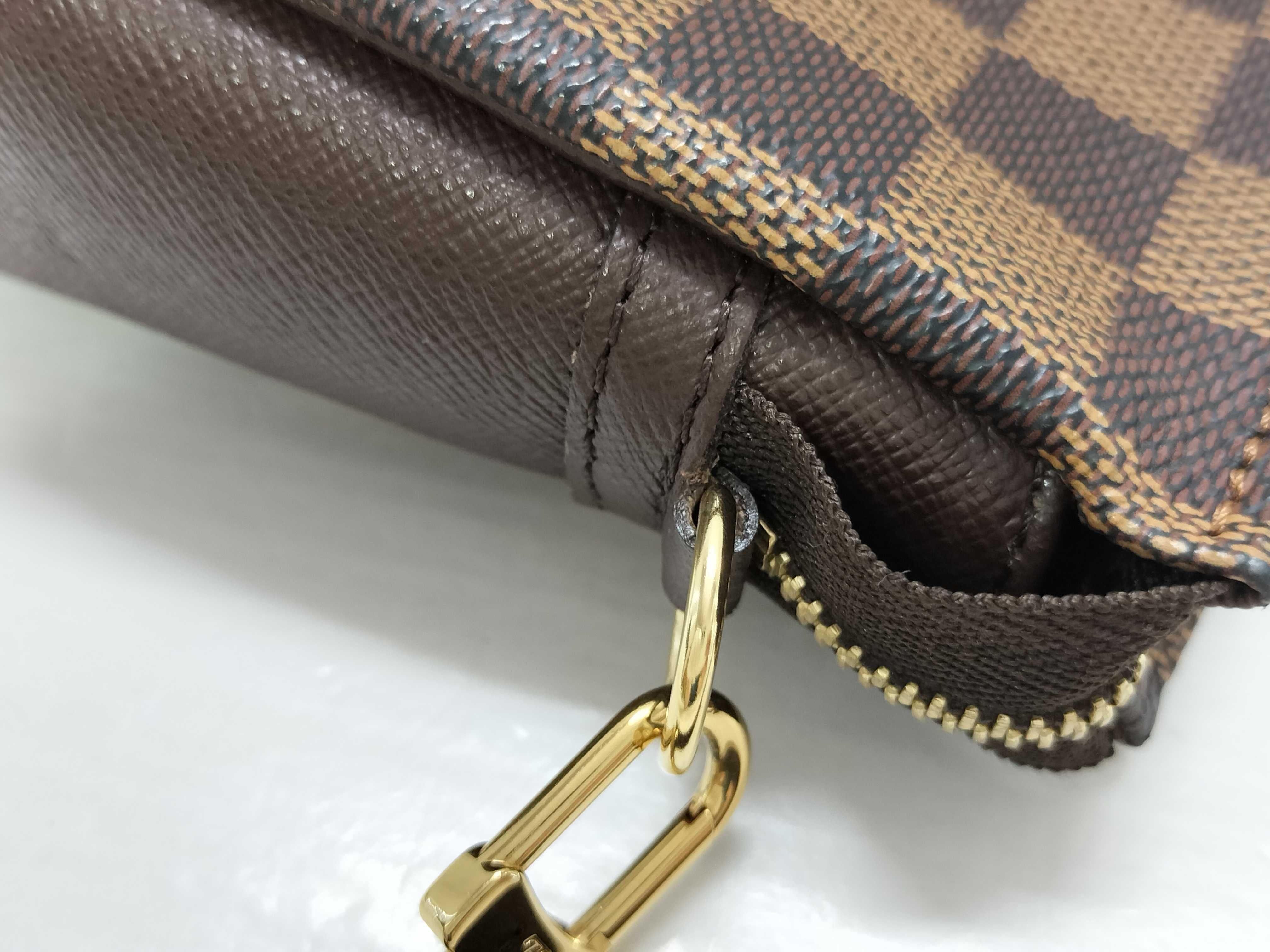 Damier Vuitton Damier Trousse Makeup N51982 Brown SP1002 Pouch — view 5