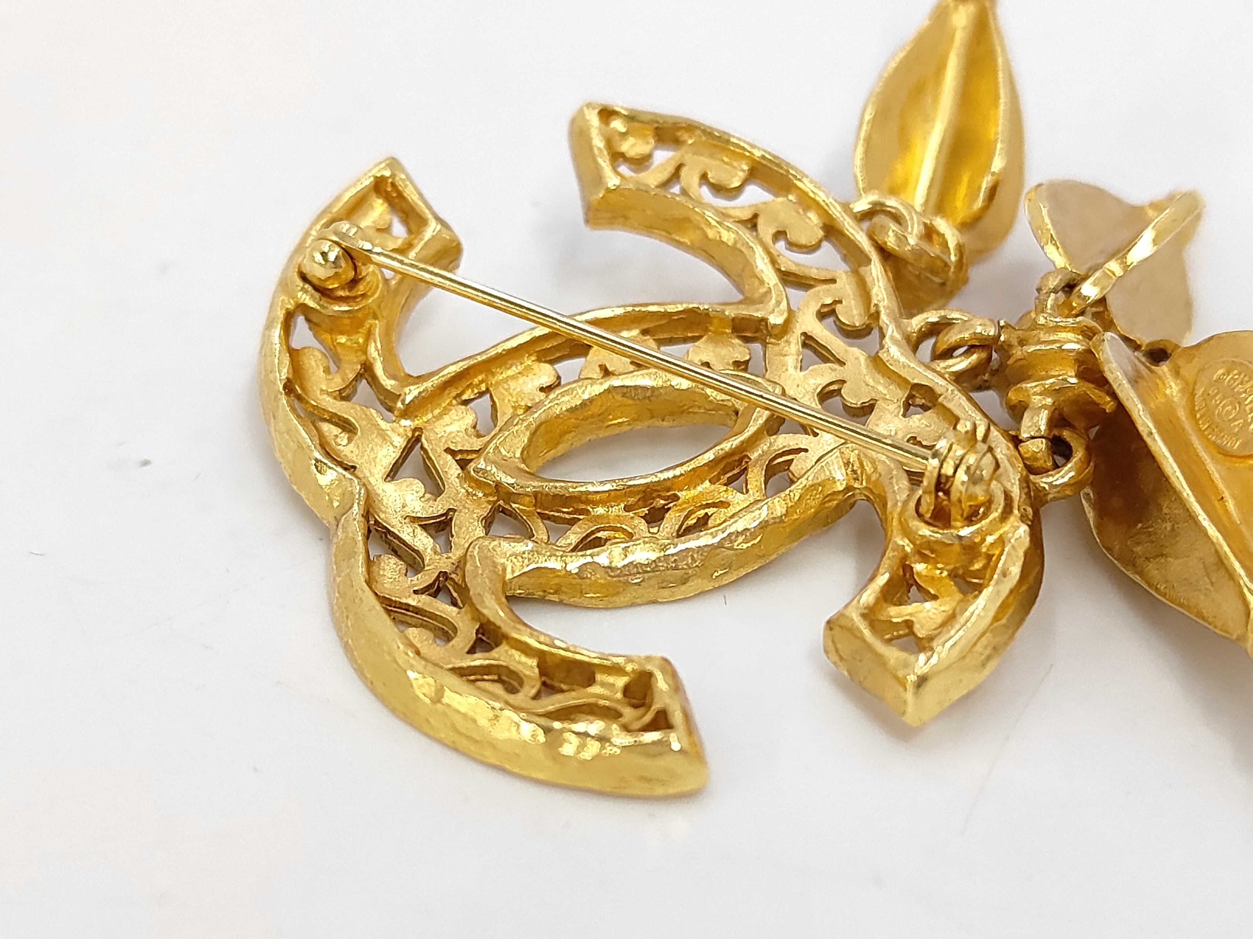 Coco Mark Fringe Brooch — view 3