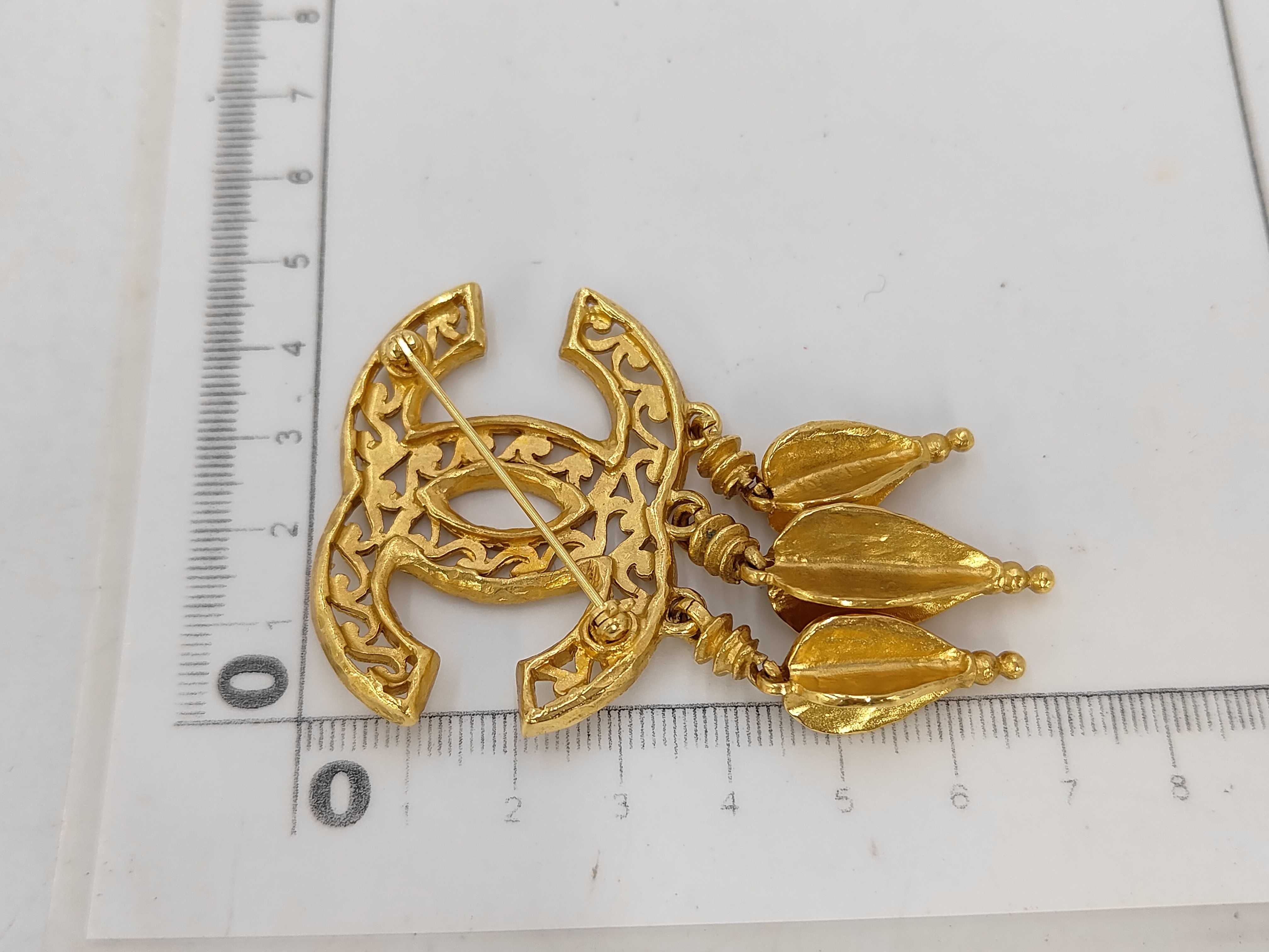 Coco Mark Fringe Brooch — view 6