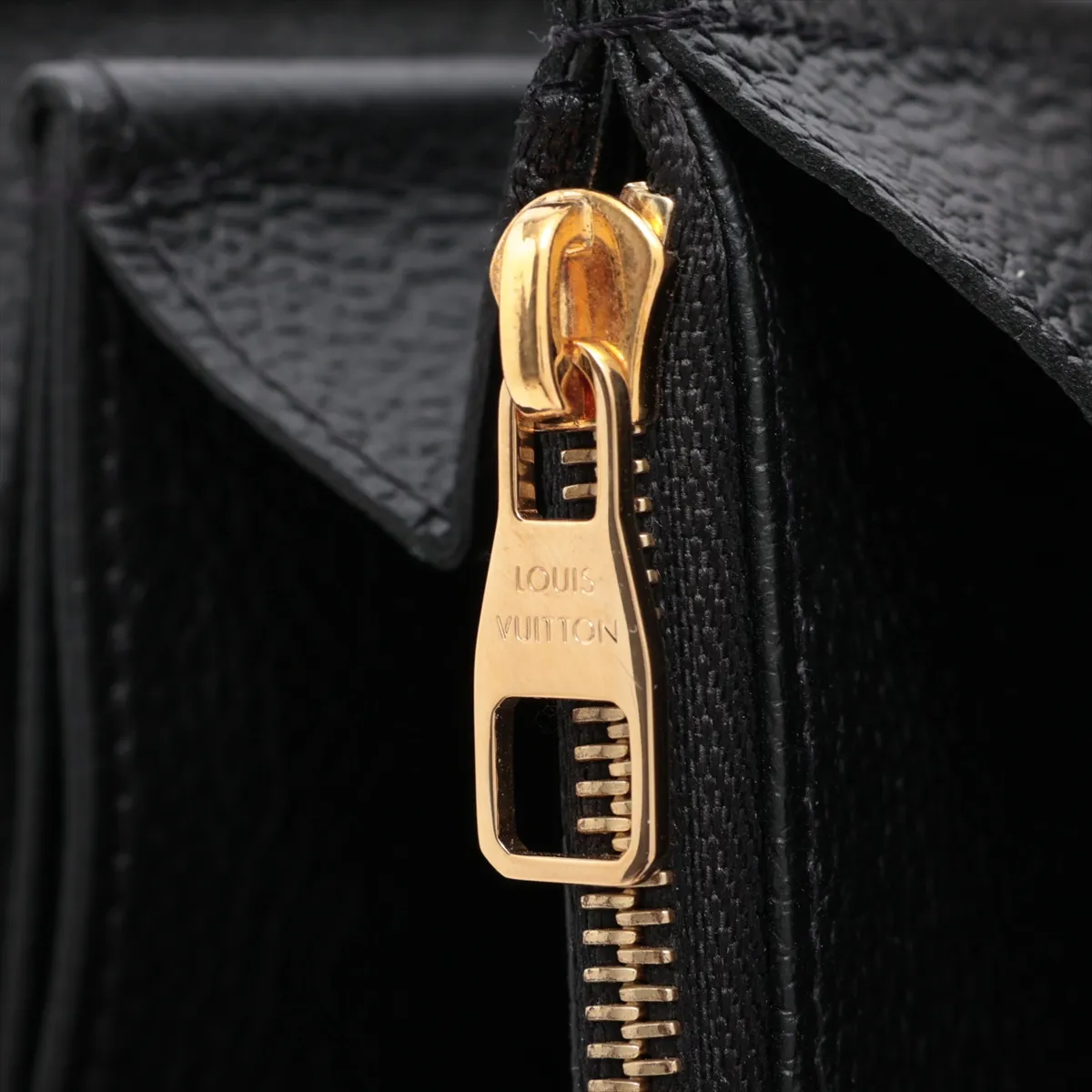 Bicolor Monogram Empreinte Zippy Wallet M80481 Noir x Crème Round Zip Wallet RFID Reactive — view 12