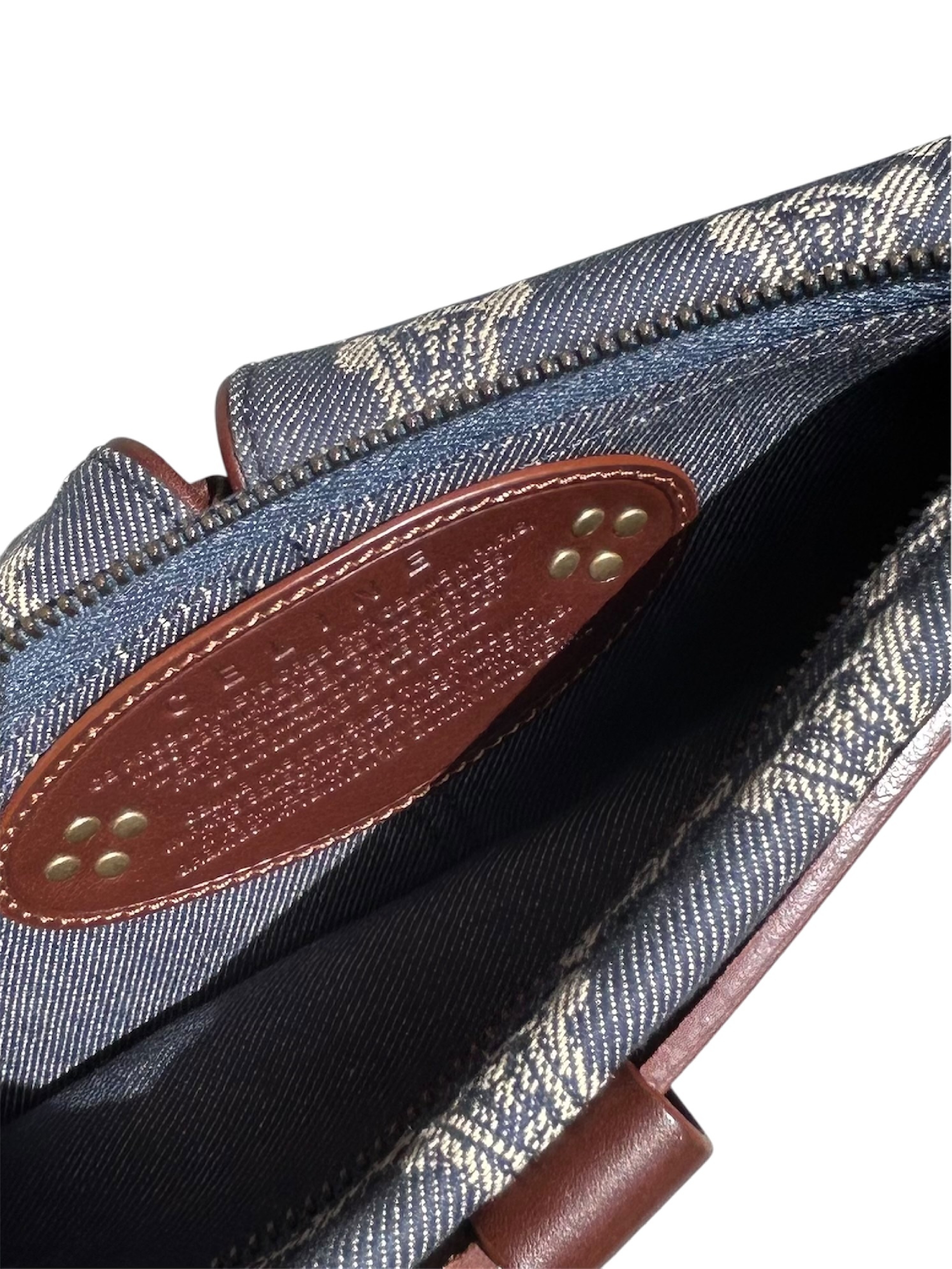 Paris Macadam Waist Pouch Denim Bag Waist Bag — view 2