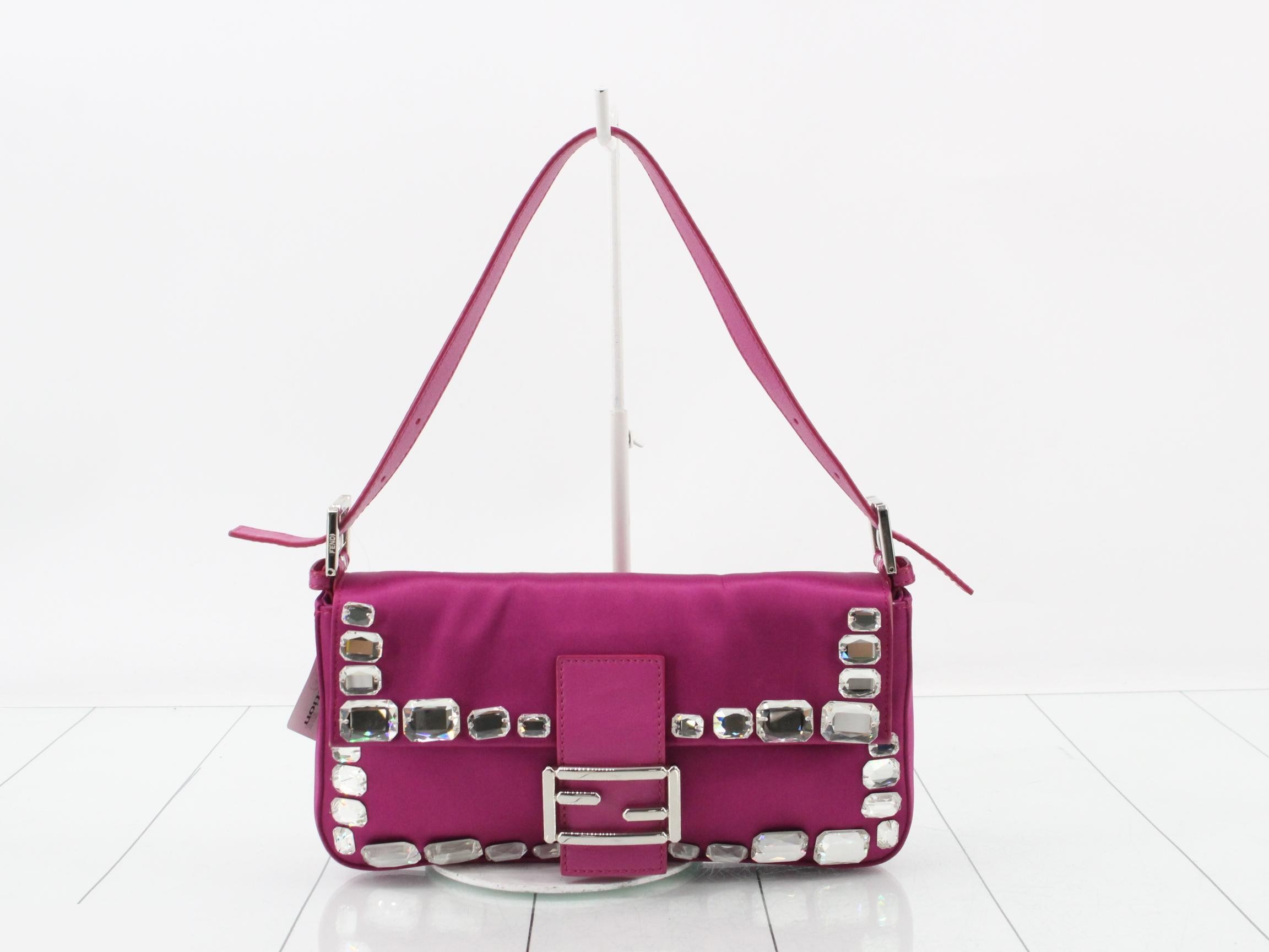 Mamma Baguette One-Shoulder Bag, Purple