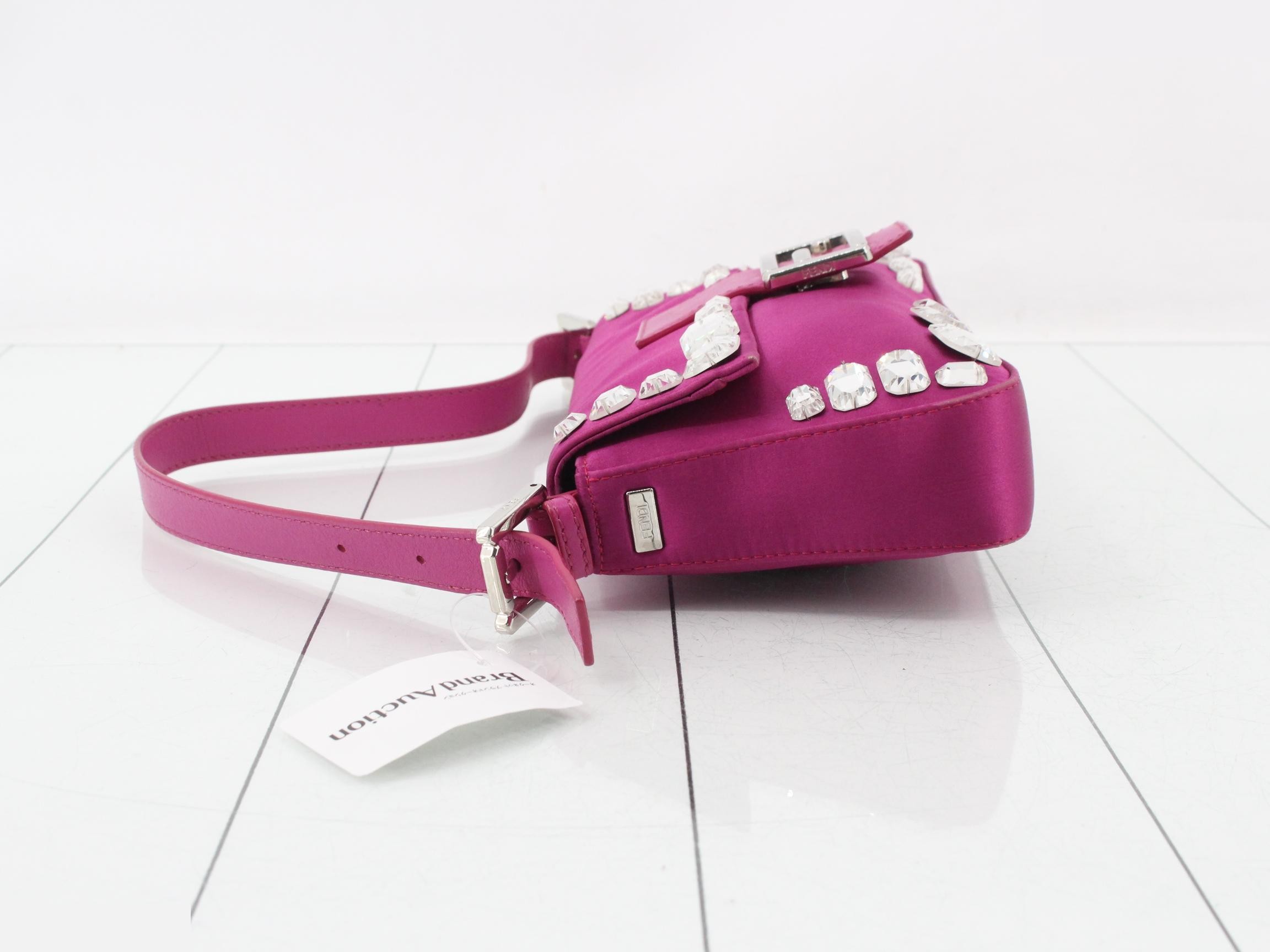 Mamma Baguette One-Shoulder Bag, Purple — view 4
