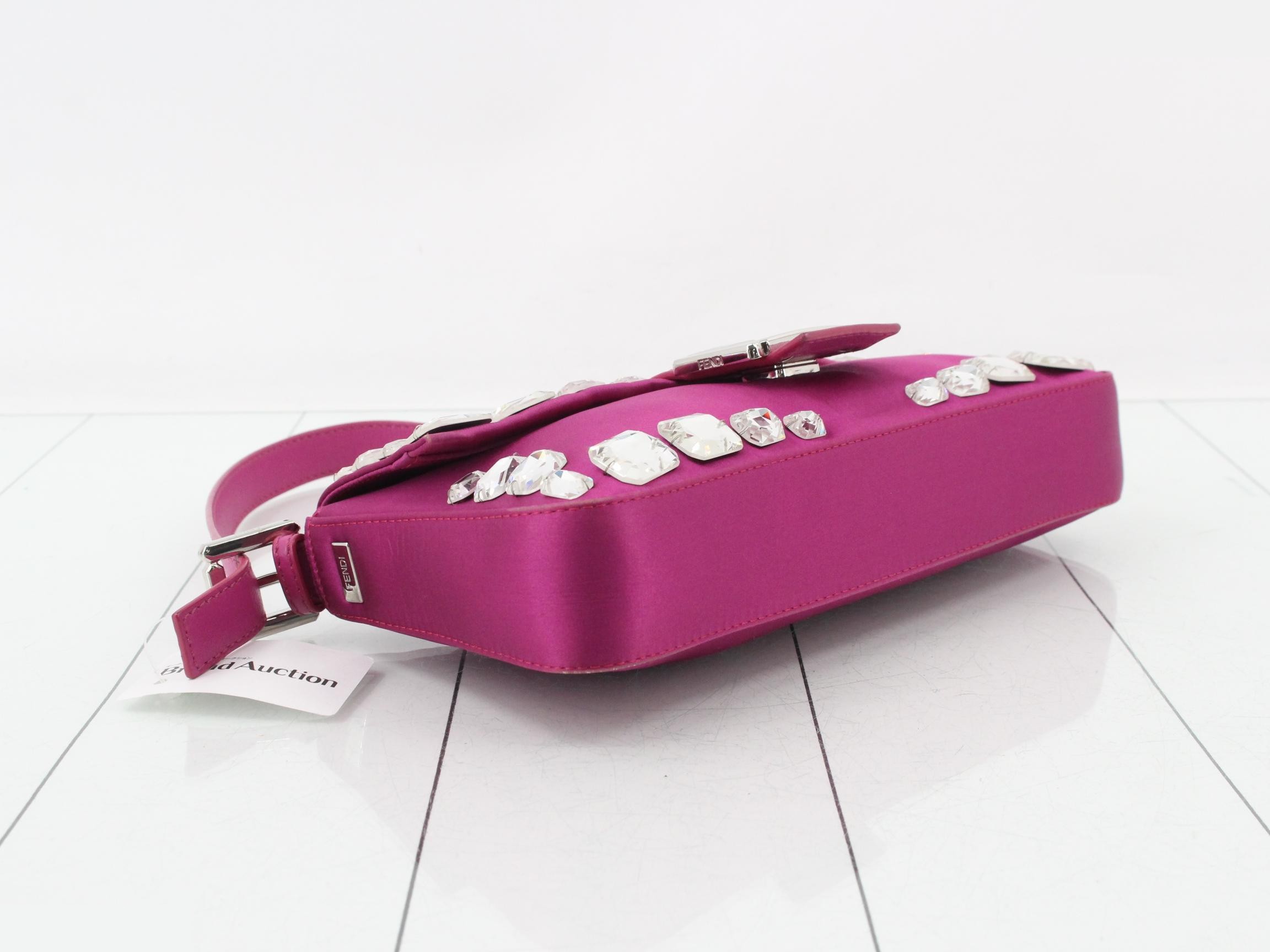 Mamma Baguette One-Shoulder Bag, Purple — view 5