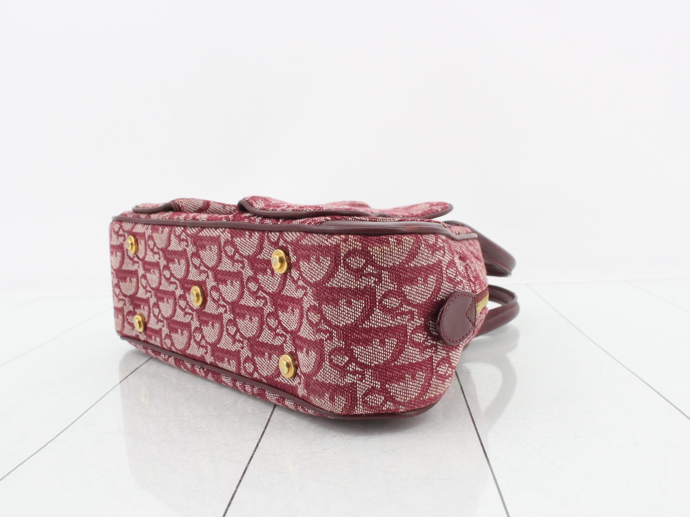 Double Saddle Trotter (Bag) - Handbag - Bordeaux — view 6