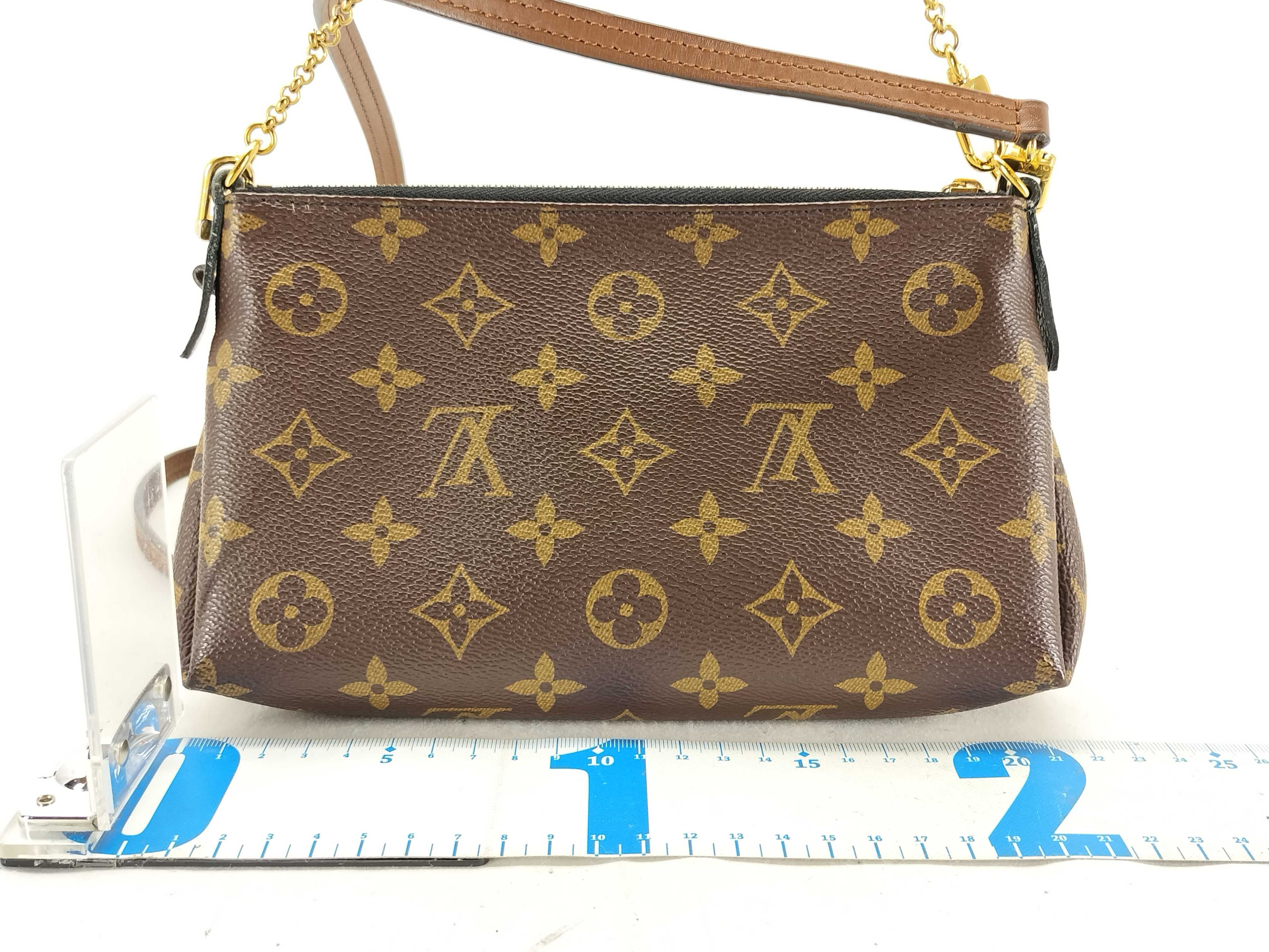 Monogram HK- M41639 GI2187 Canvas Black/Brown 2-Way Shoulder Bag Pouch — view 2