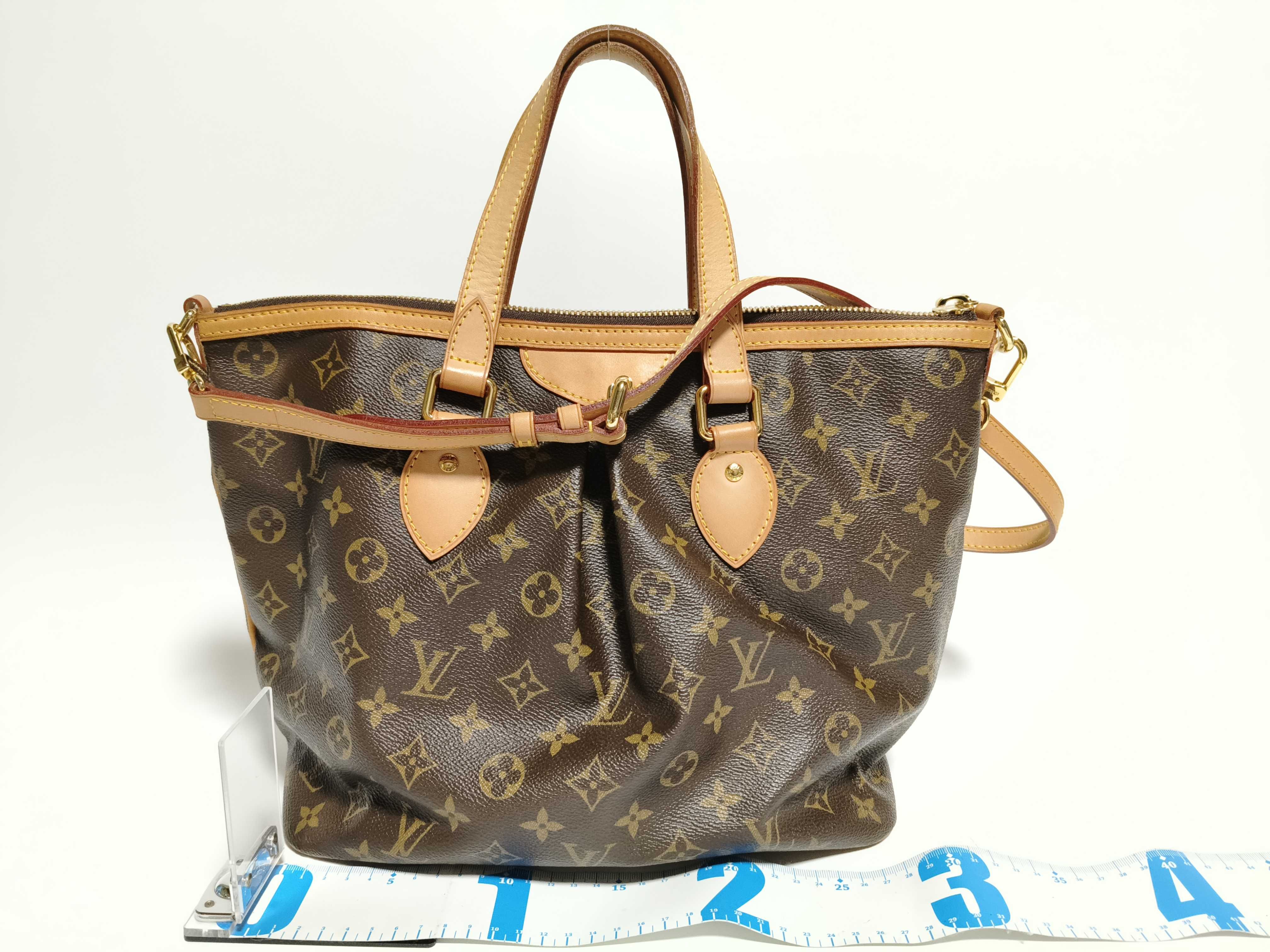 Monogram Palermo Monogram Brown Tote Bag — view 2