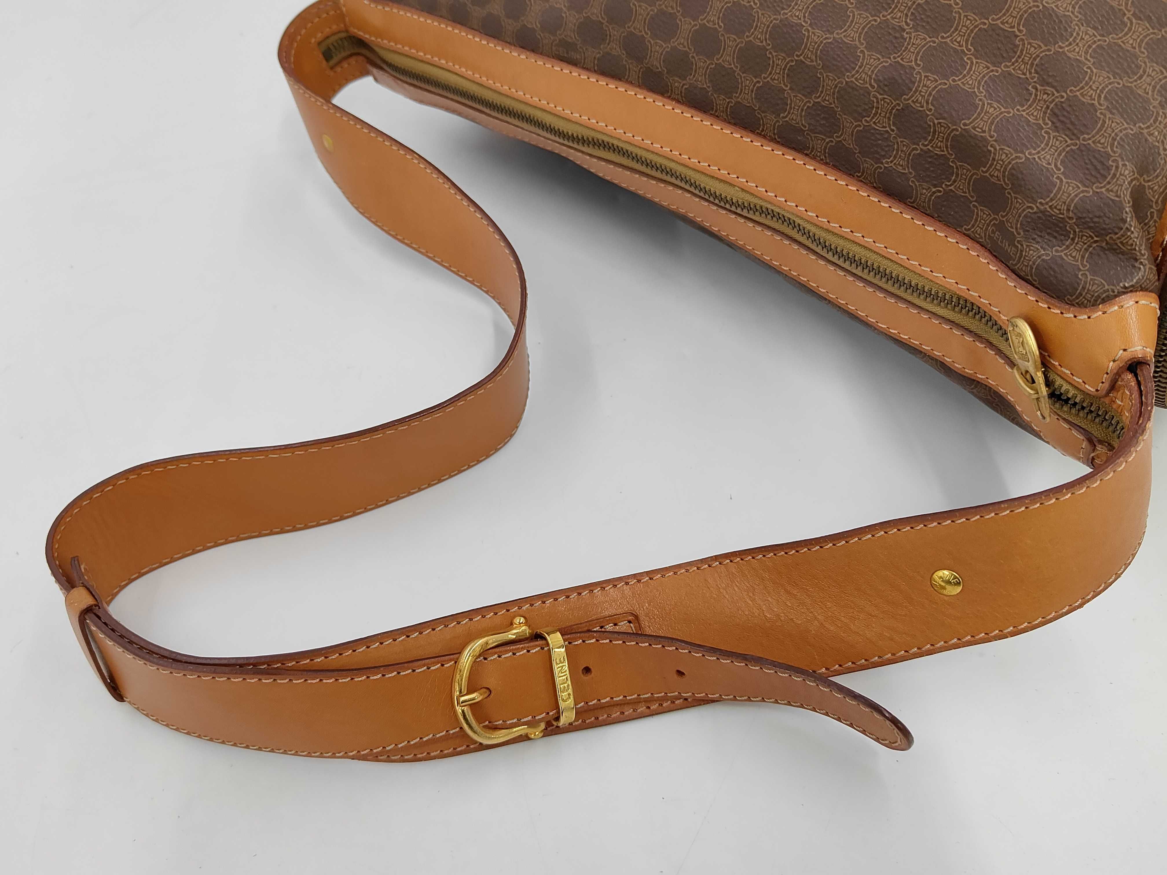 Macadam Shoulder Bag, Brown, W35cm — view 3