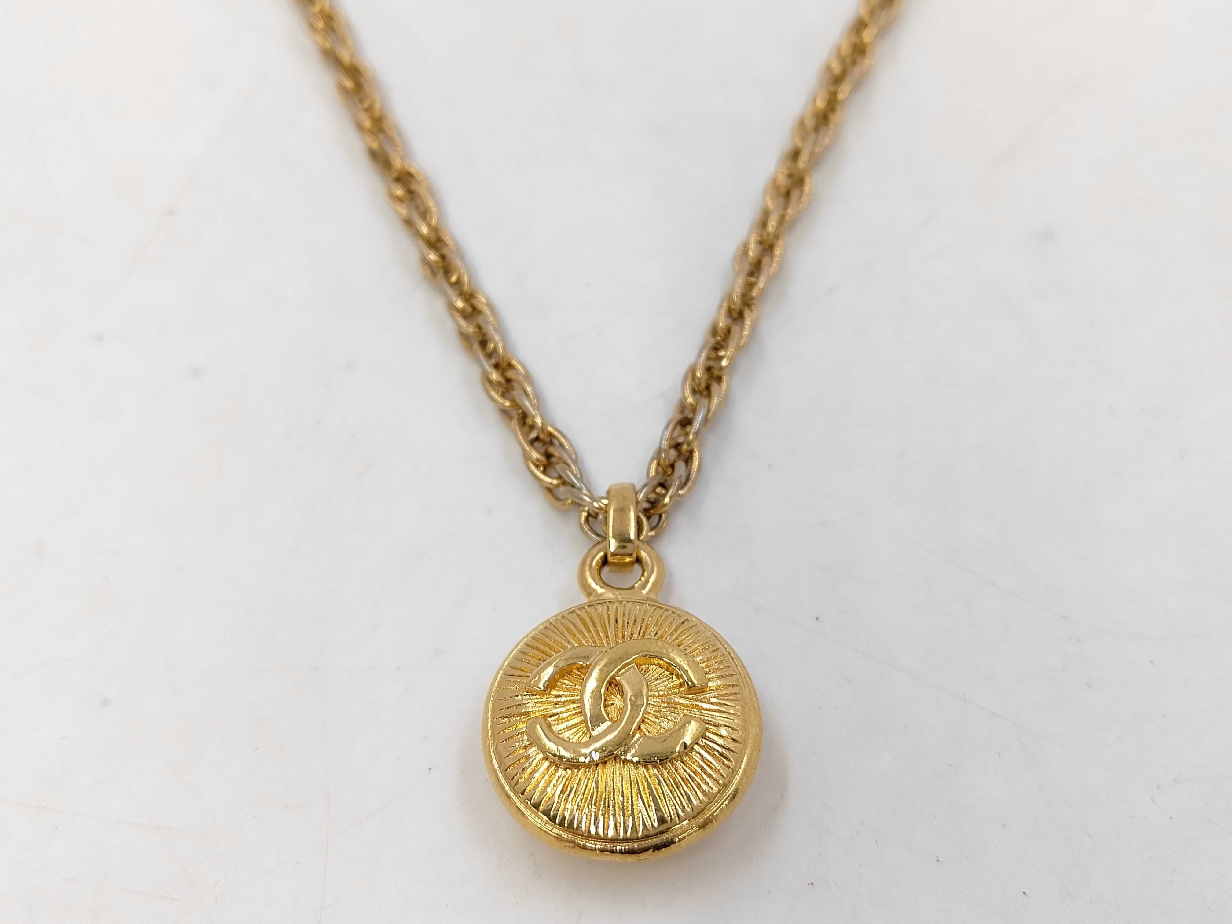 Coco Mark Round Necklace — view 2