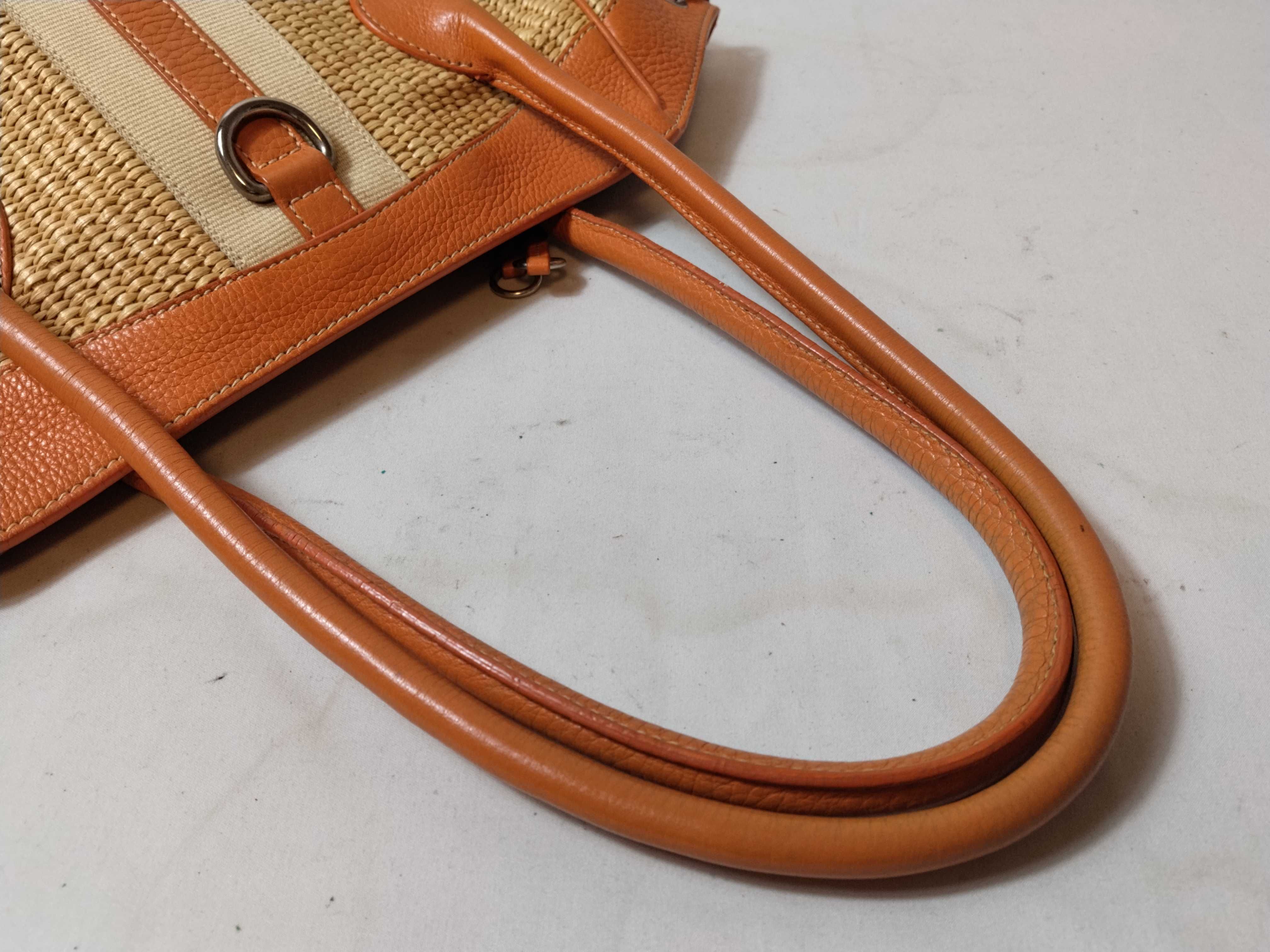 Basket One-Shoulder Tote Bag (Orange) — view 3