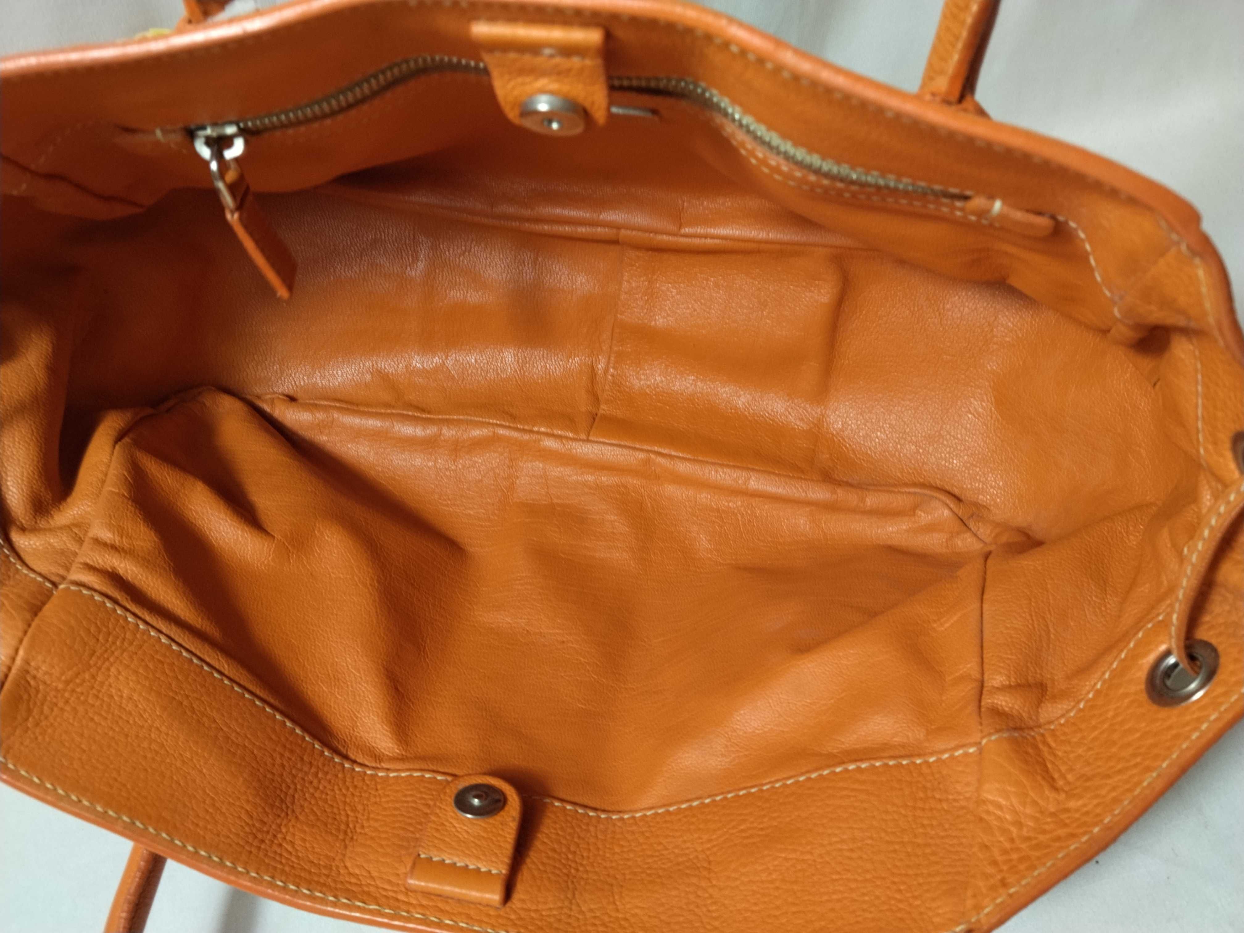 Basket One-Shoulder Tote Bag (Orange) — view 9