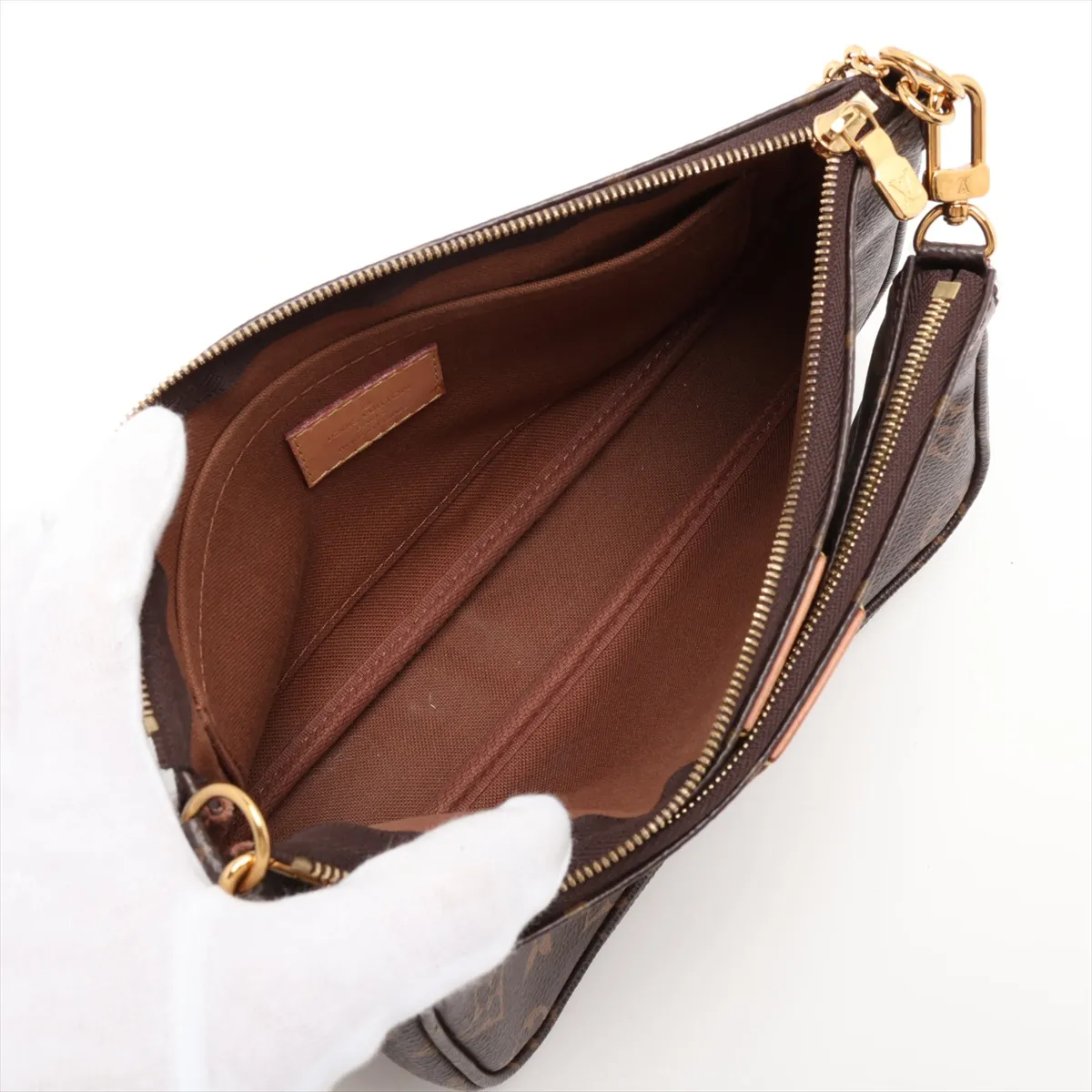 Monogram Multipochette Accessoires M44813 SP4109 Brown (RFID detected) — view 9