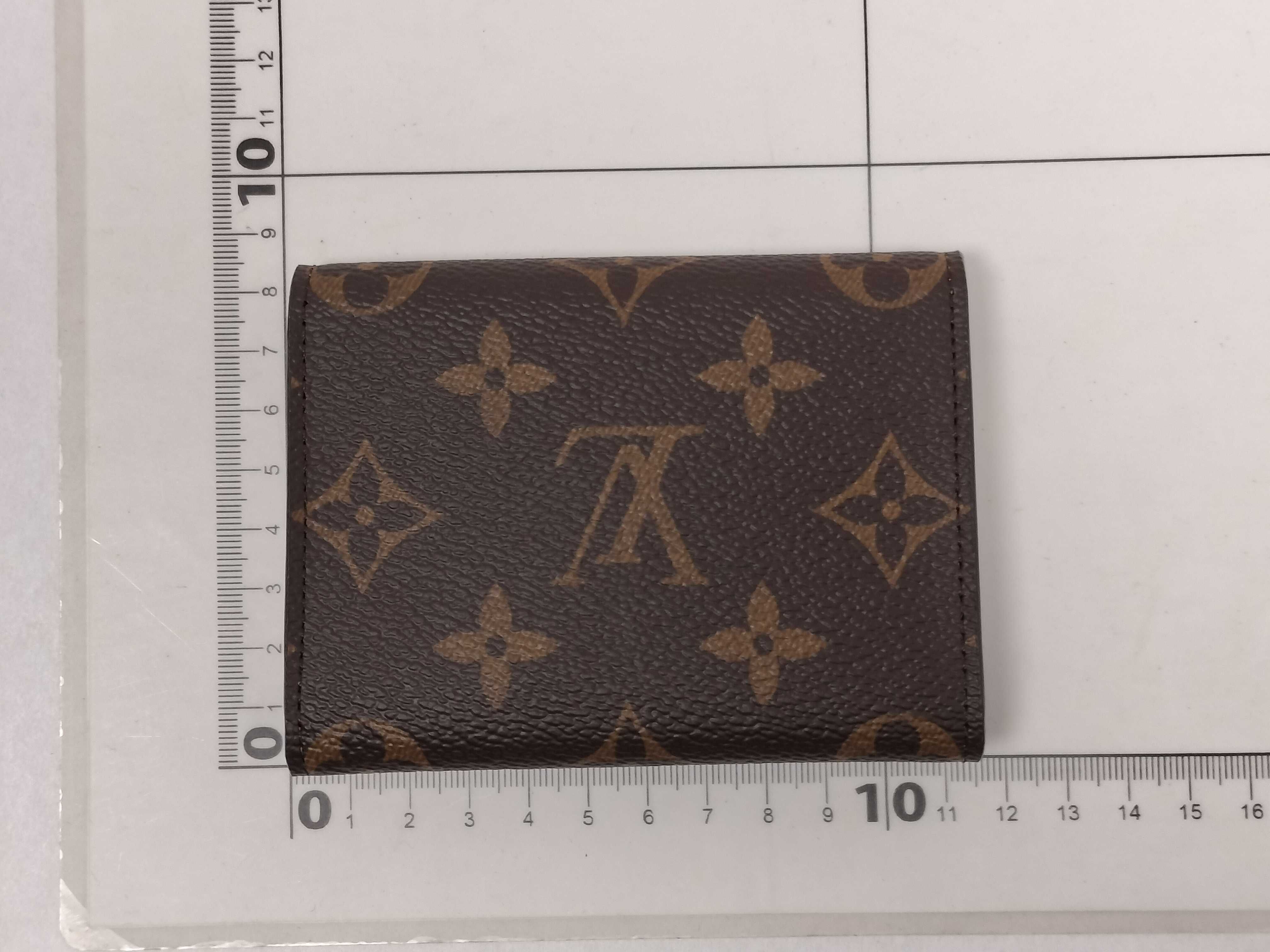 Monogram Louis Vuitton Monogram Enveloppe Carte de Visite M63801 RFID Accessories: Box, dust bag, card case — view 2