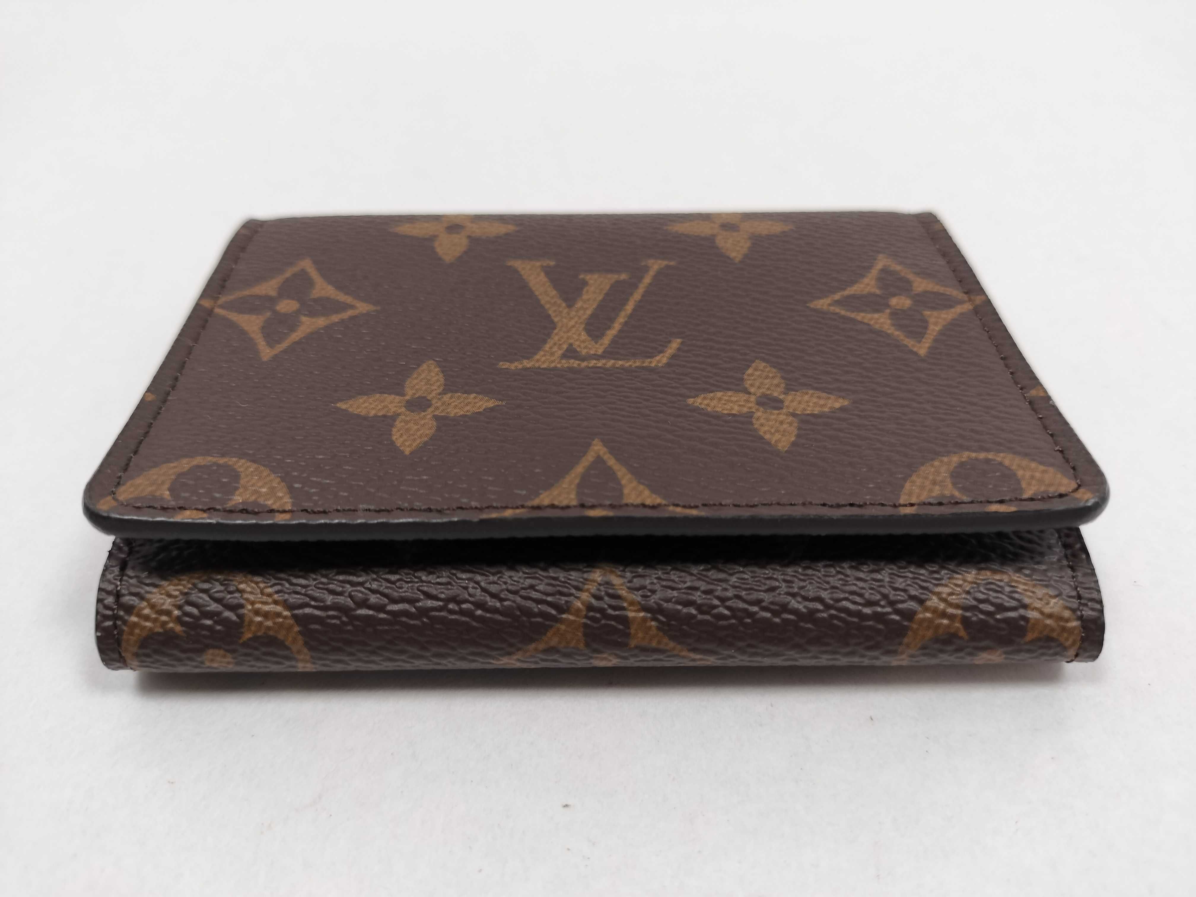Monogram Louis Vuitton Monogram Enveloppe Carte de Visite M63801 RFID Accessories: Box, dust bag, card case — view 3
