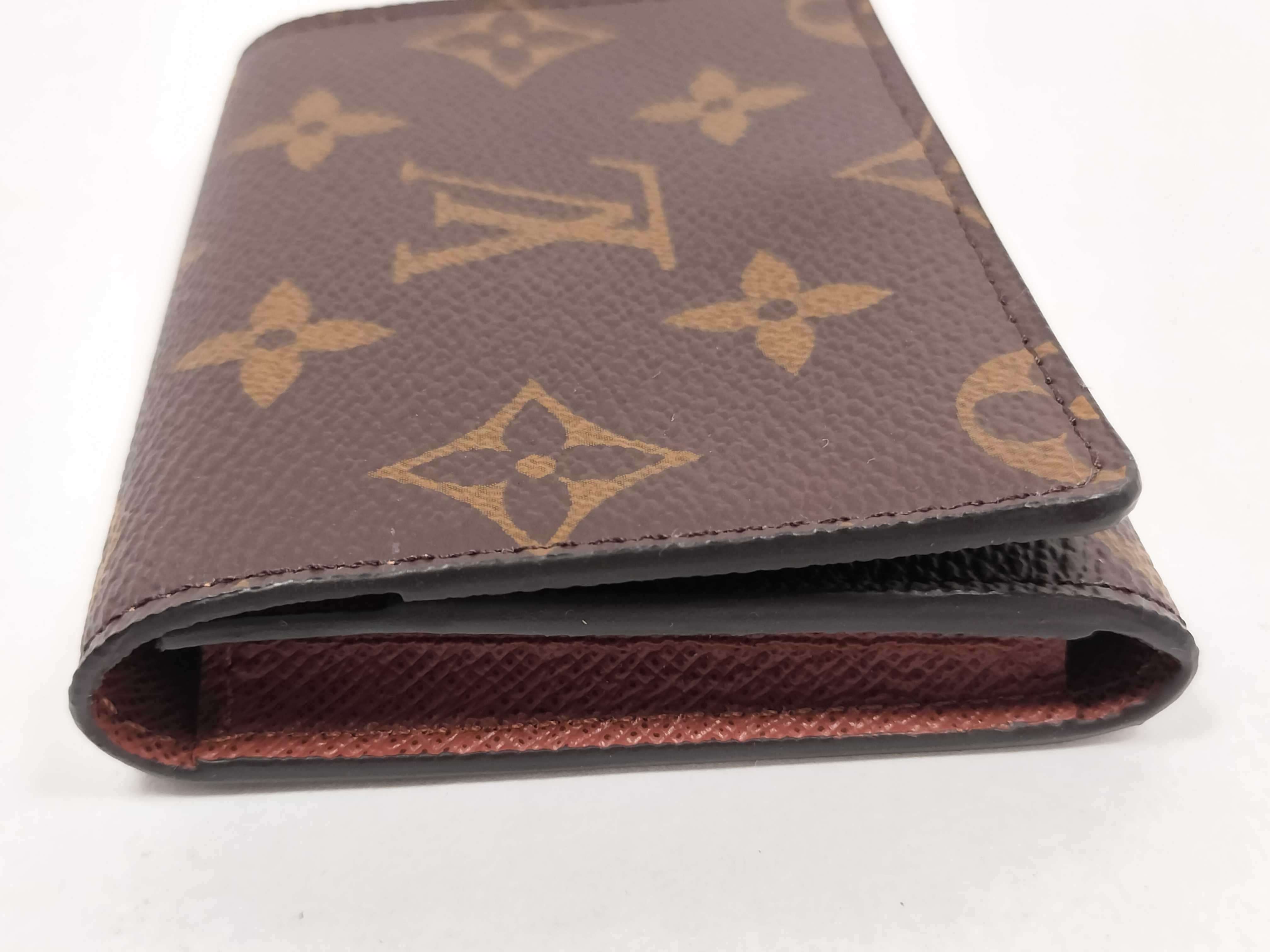 Monogram Louis Vuitton Monogram Enveloppe Carte de Visite M63801 RFID Accessories: Box, dust bag, card case — view 5