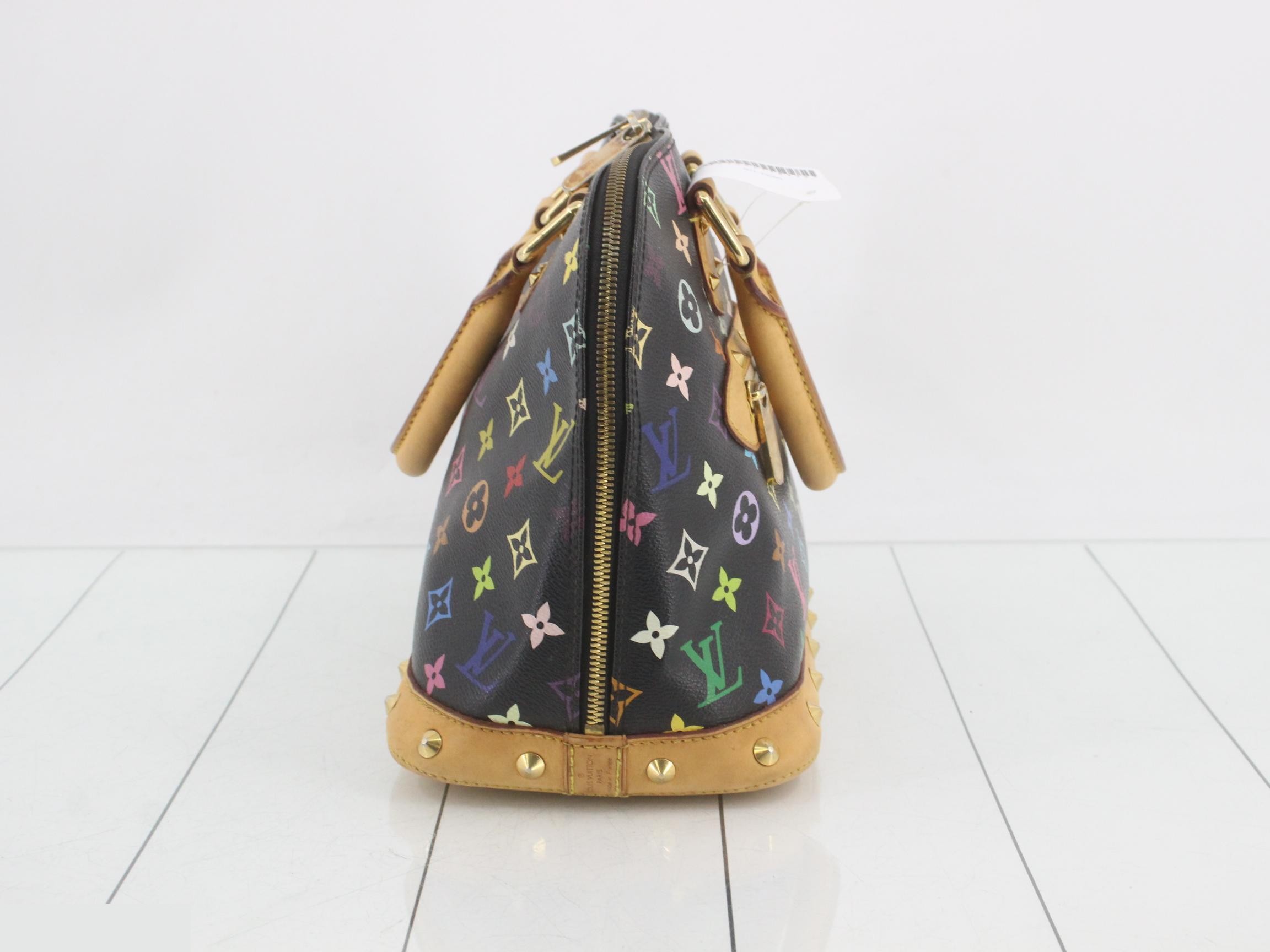 Alma Multicolor Monogram Handbag — view 4