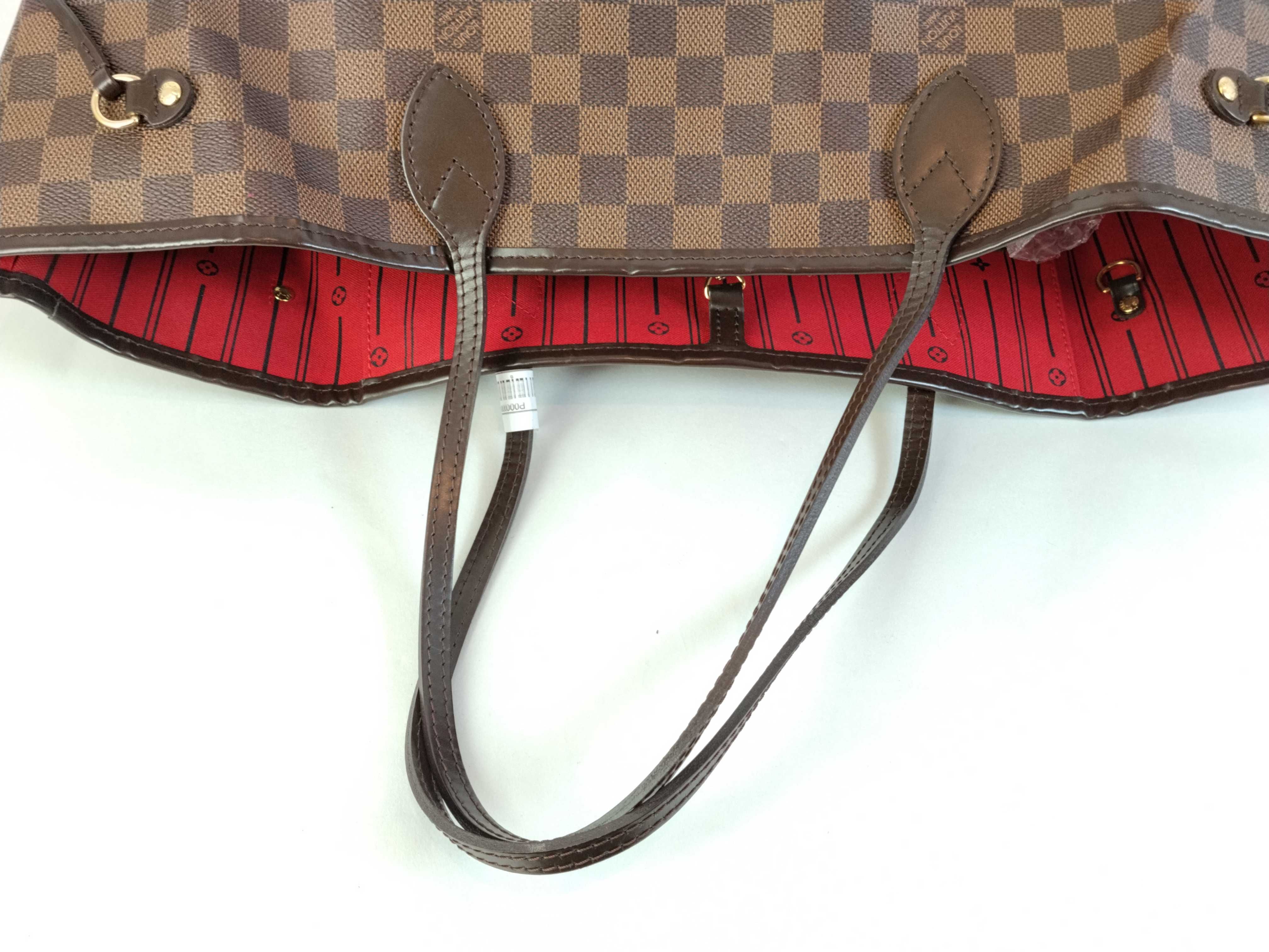 Damier ID- Damier Neverfull GM N51106 Brown #TJ316 Tote Bag — view 3