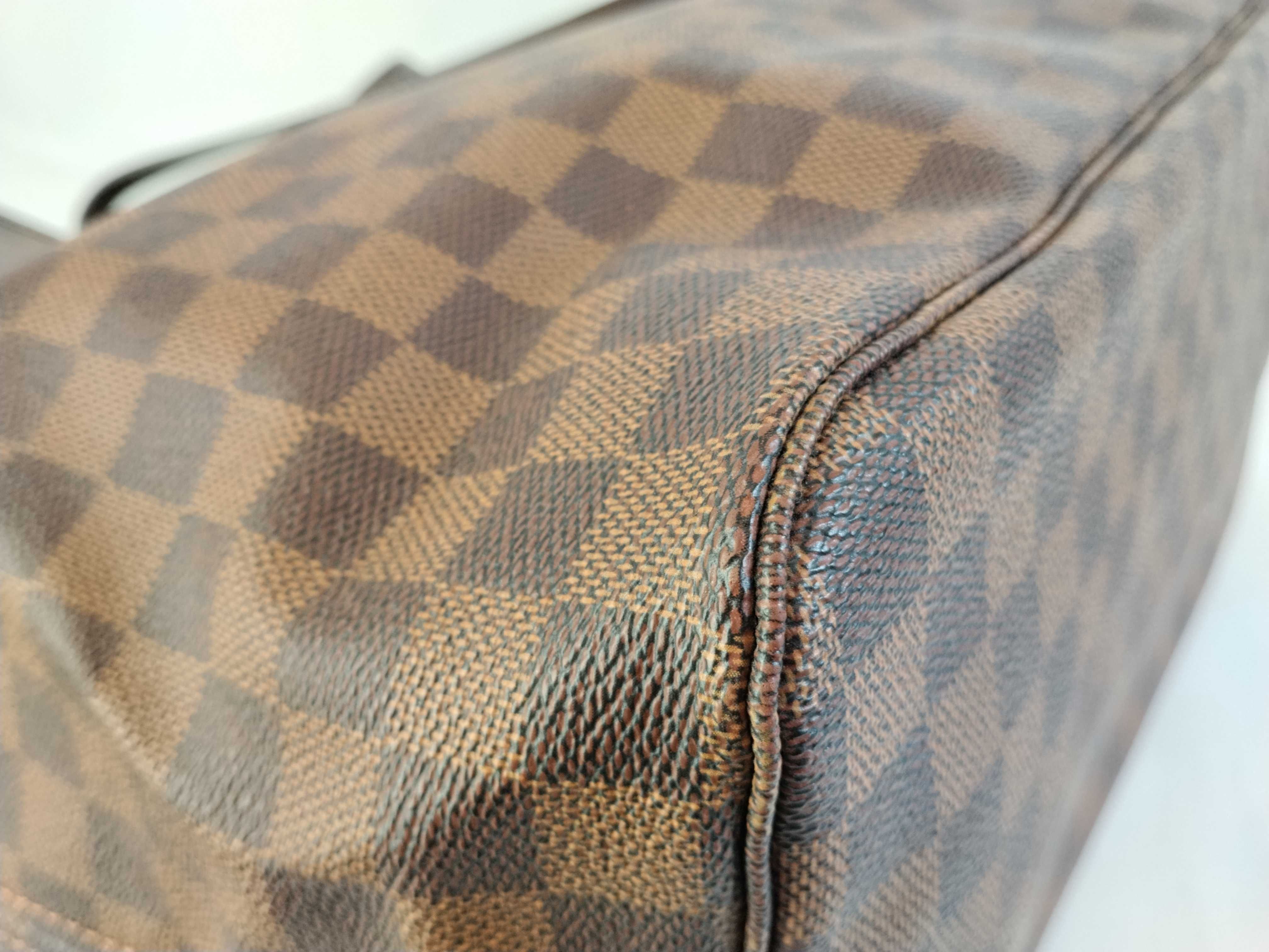 Damier ID- Damier Neverfull GM N51106 Brown #TJ316 Tote Bag — view 6