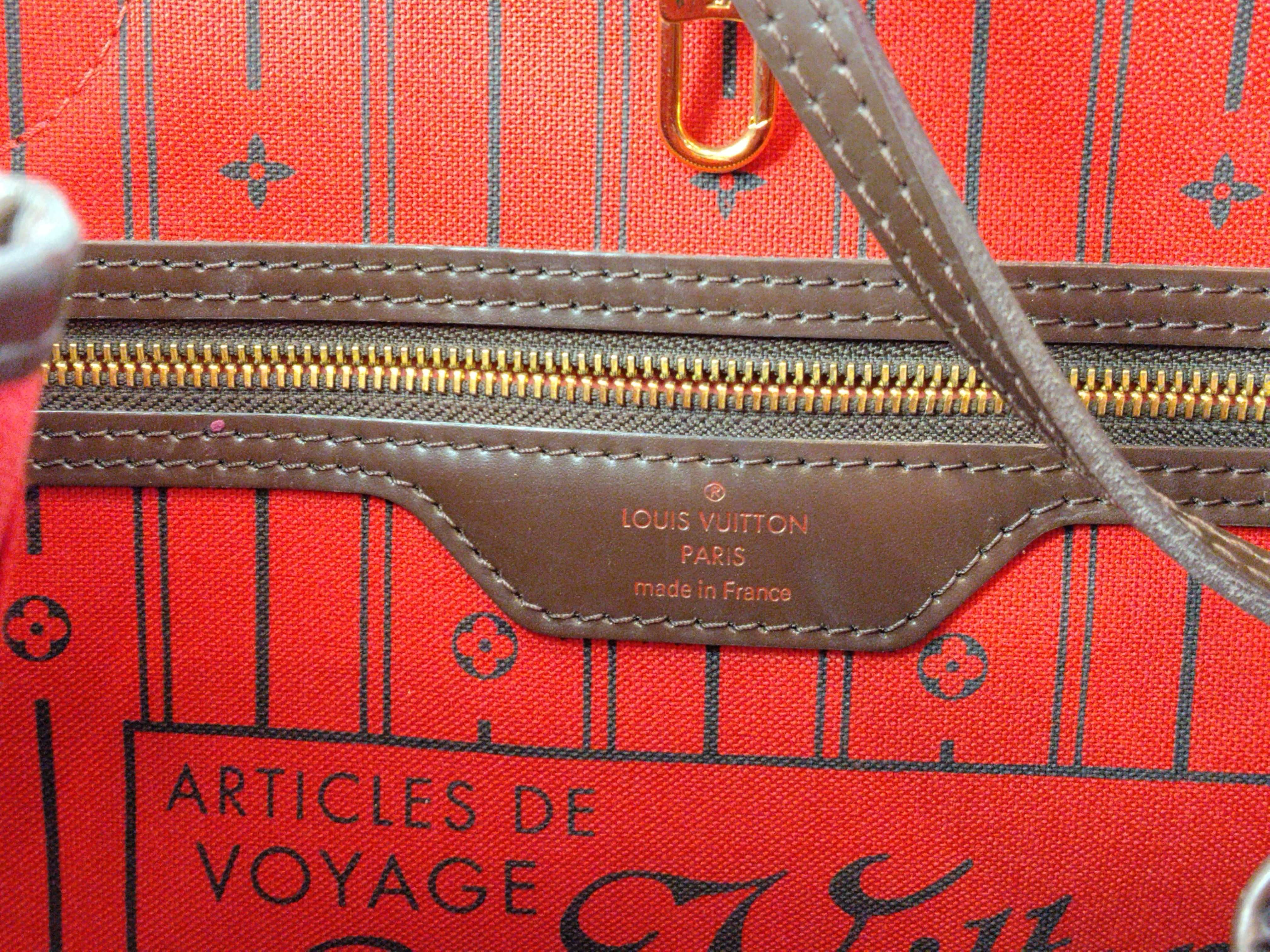 Damier ID- Damier Neverfull GM N51106 Brown #TJ316 Tote Bag — view 10
