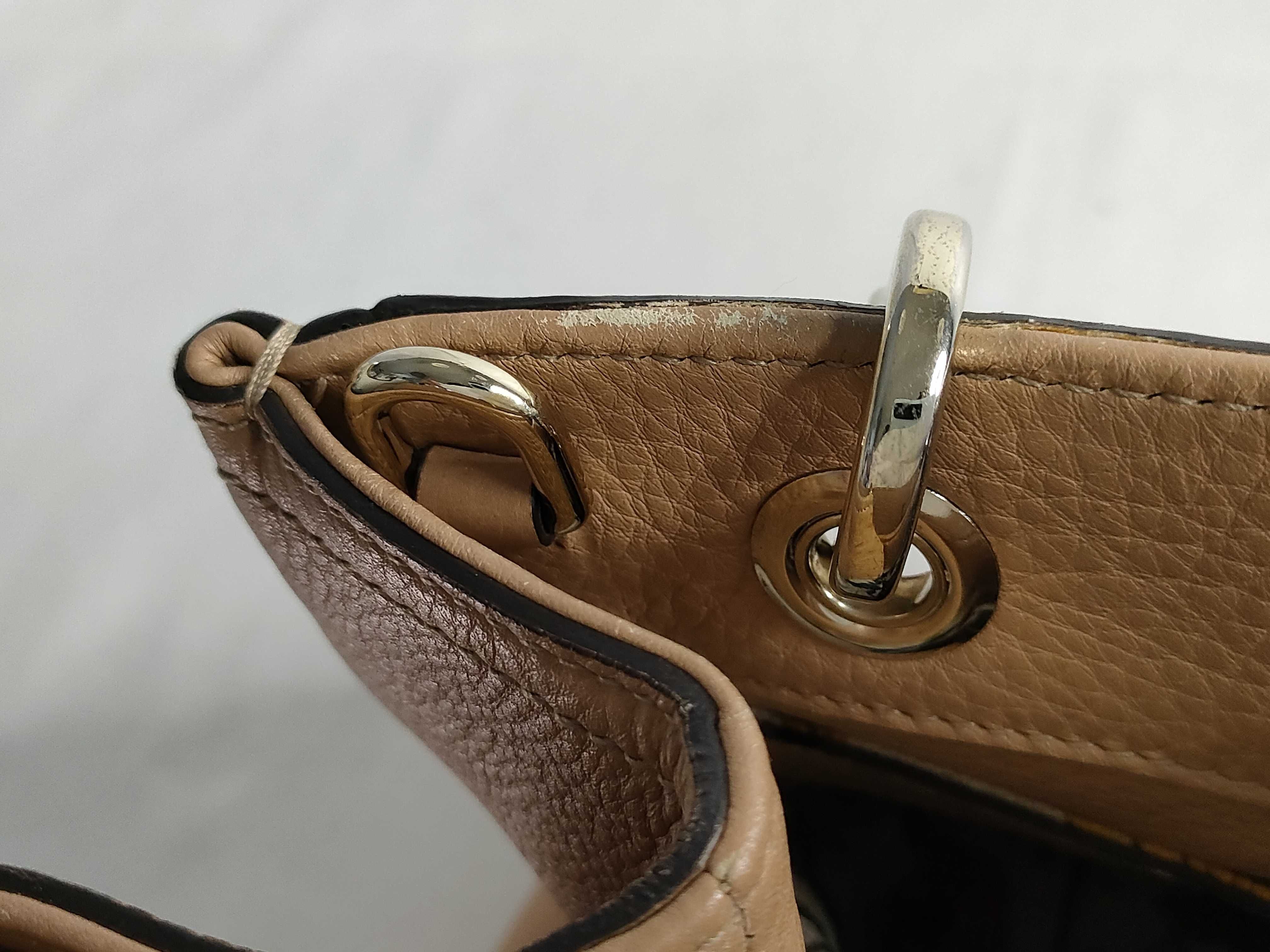 Bamboo Tote Bag, Handbag, Bamboo Leather, Pink Beige (336032) — view 14