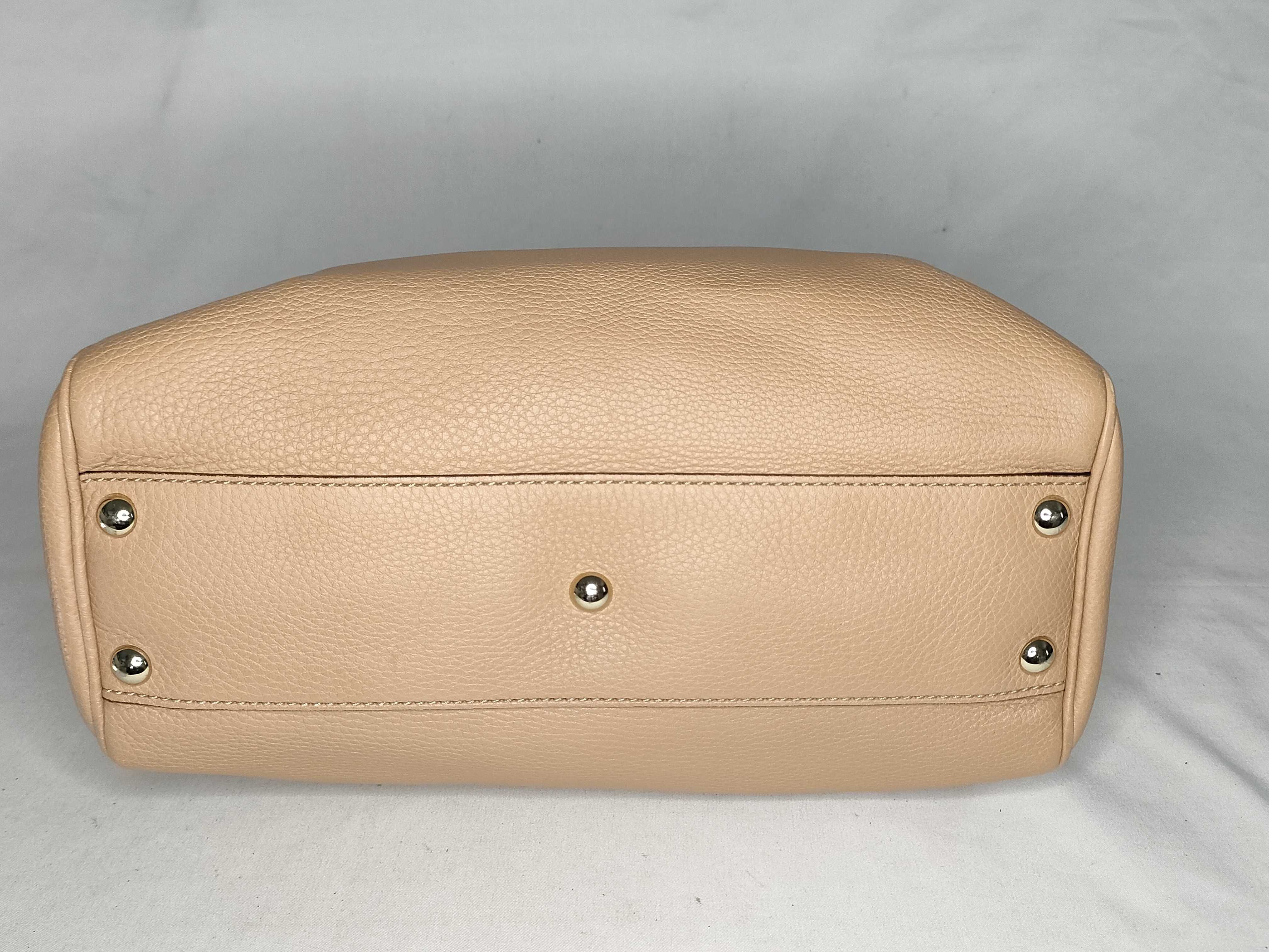 Bamboo Tote Bag, Handbag, Bamboo Leather, Pink Beige (336032) — view 7