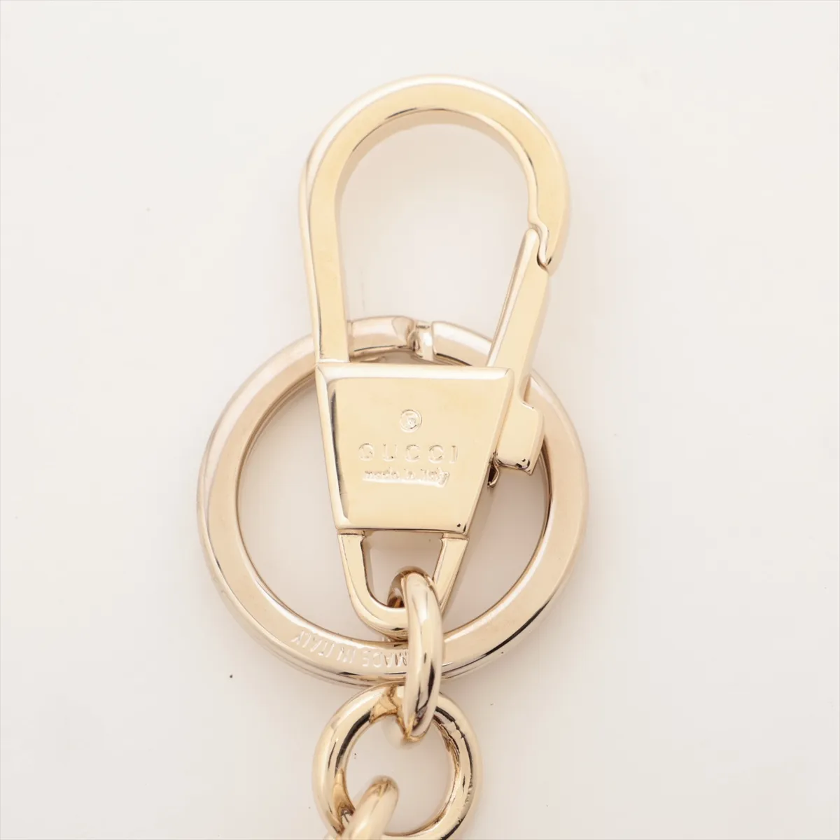 x Yuko Higuchi 851742 BORIS Charm, PVC x Leather, Beige x Light Blue. Shows signs of wear, — view 3