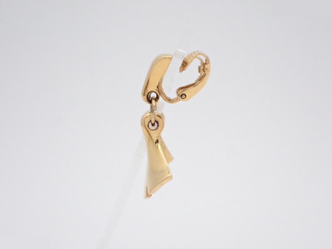Other lines: Precious metals, earrings, ginkgo leaf, gold — view 3