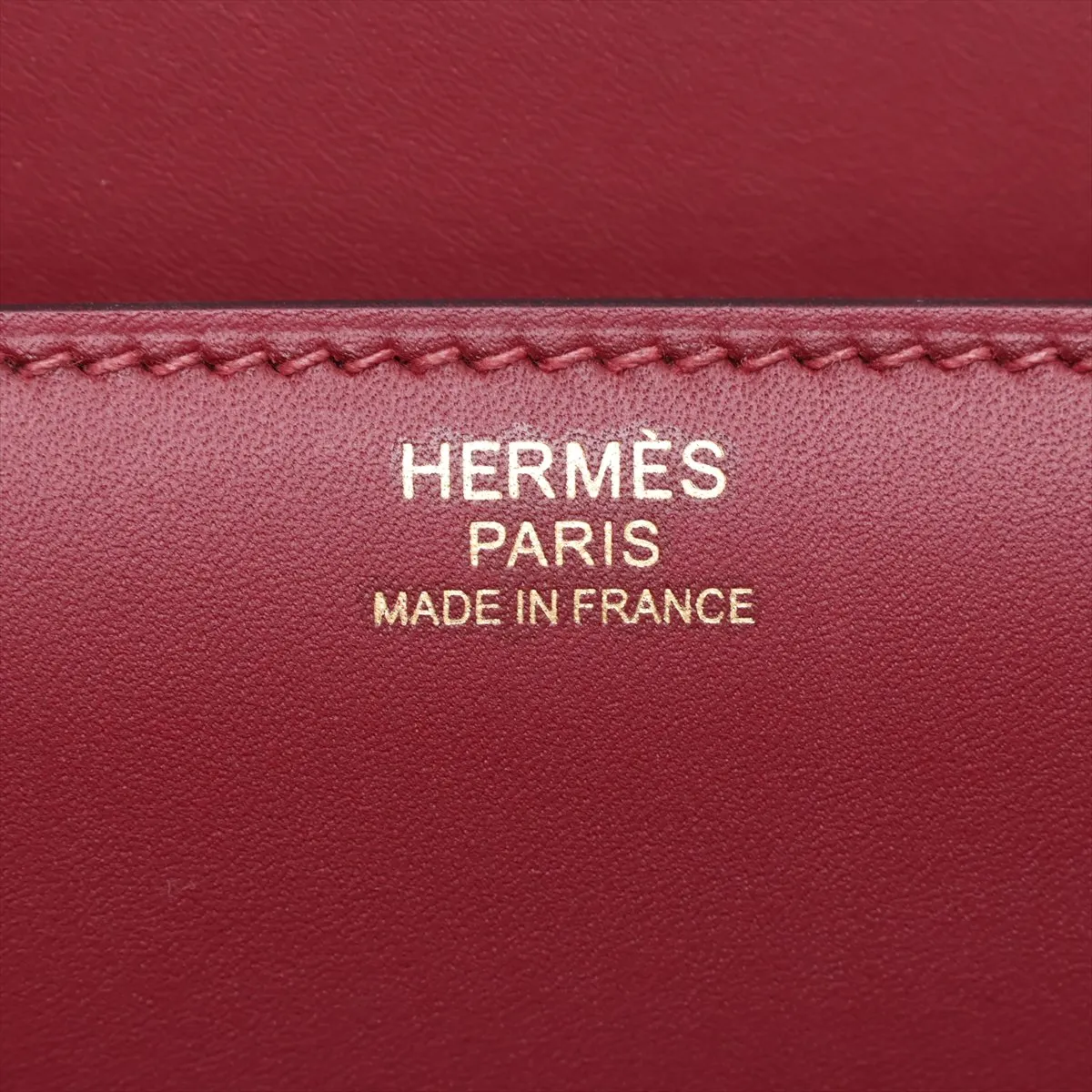 [Individually packaged] Hermes Constance 29 Cartable Veau Sombrero Rouge H Gold Hardware A: 2017 — view 12