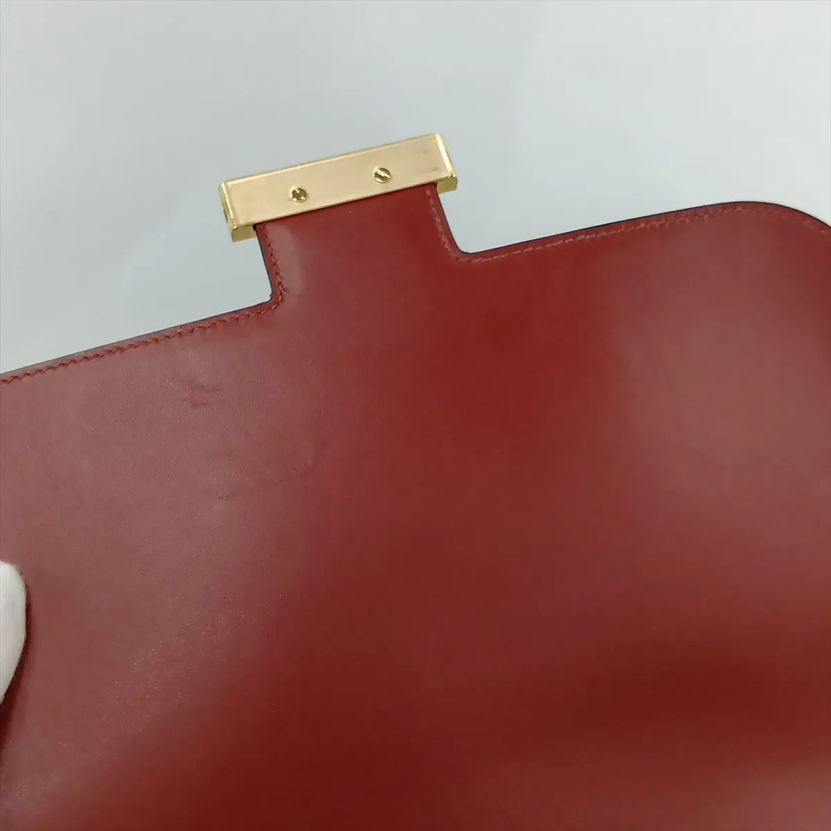 [Individually packaged] Hermes Constance 29 Cartable Veau Sombrero Rouge H Gold Hardware A: 2017 — view 15
