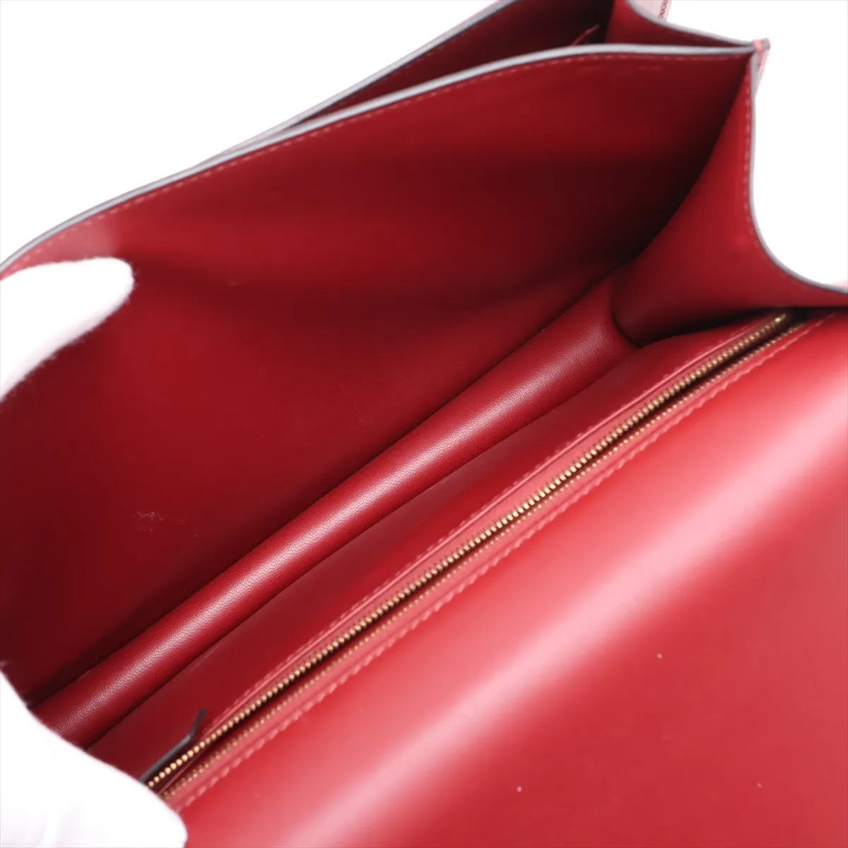 [Individually packaged] Hermes Constance 29 Cartable Veau Sombrero Rouge H Gold Hardware A: 2017 — view 7