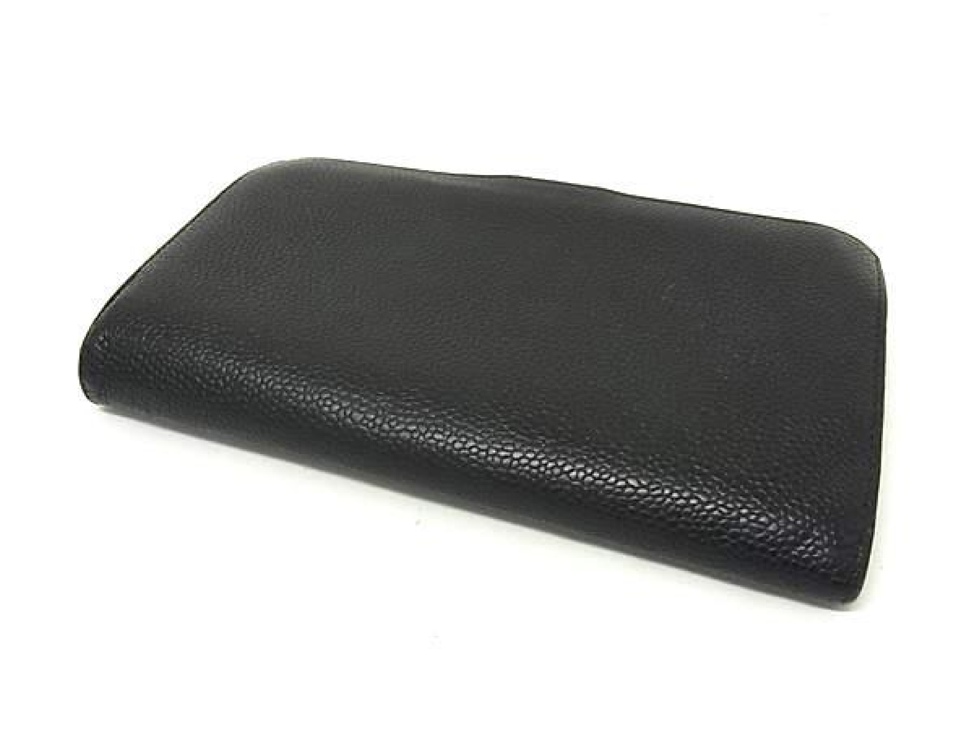 Coco Mark Caviar Skin Bi-fold Wallet, Coin Purse, Billfold, Card Slots, Women's, Black, FY5345 — view 2