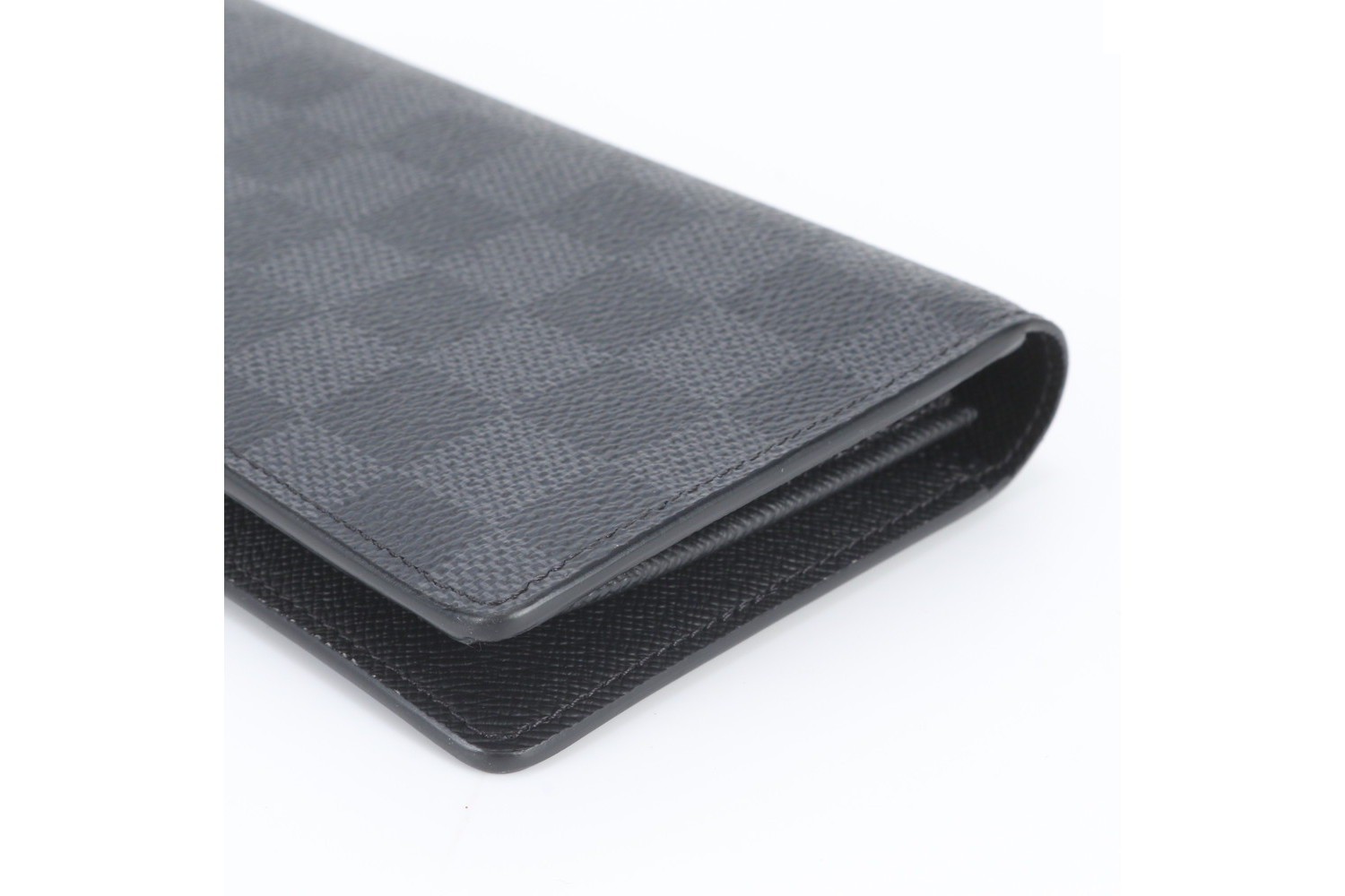 RFID-equipped Damier Graphite Portefeuille Brazza N62665 Leather — view 3