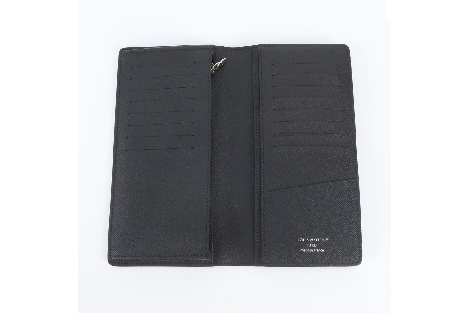 RFID-equipped Damier Graphite Portefeuille Brazza N62665 Leather — view 7