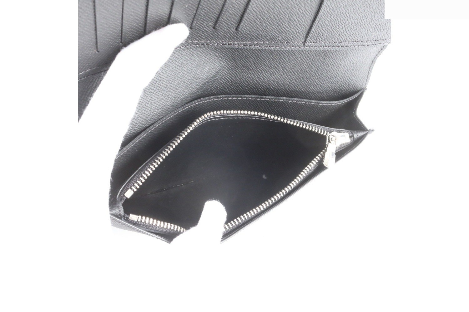 RFID-equipped Damier Graphite Portefeuille Brazza N62665 Leather — view 8