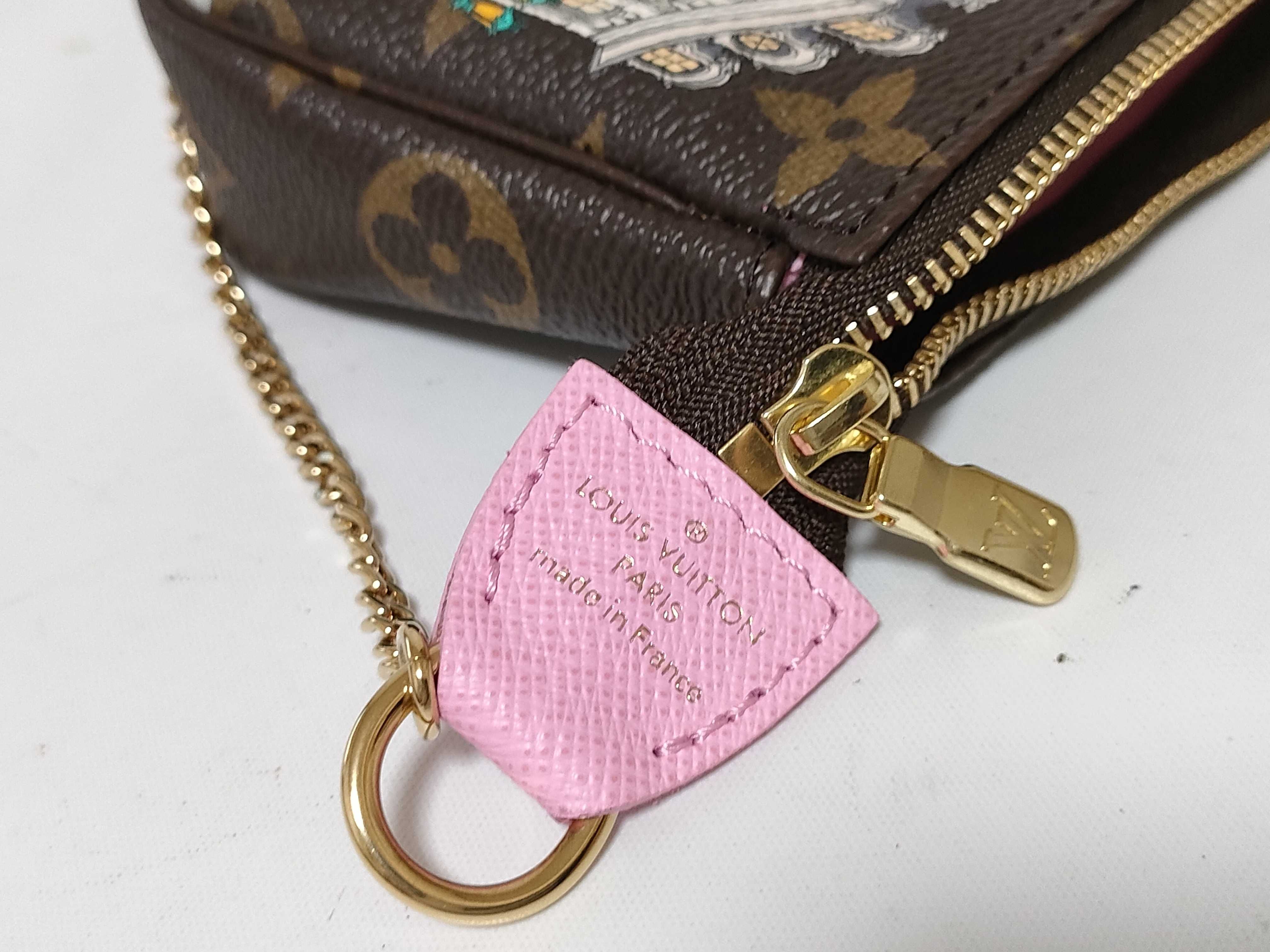 Monogram SG-LouisVuittonMonogramMiniPochetteAccessoire M81760SF4222 Brown Pouch — view 11