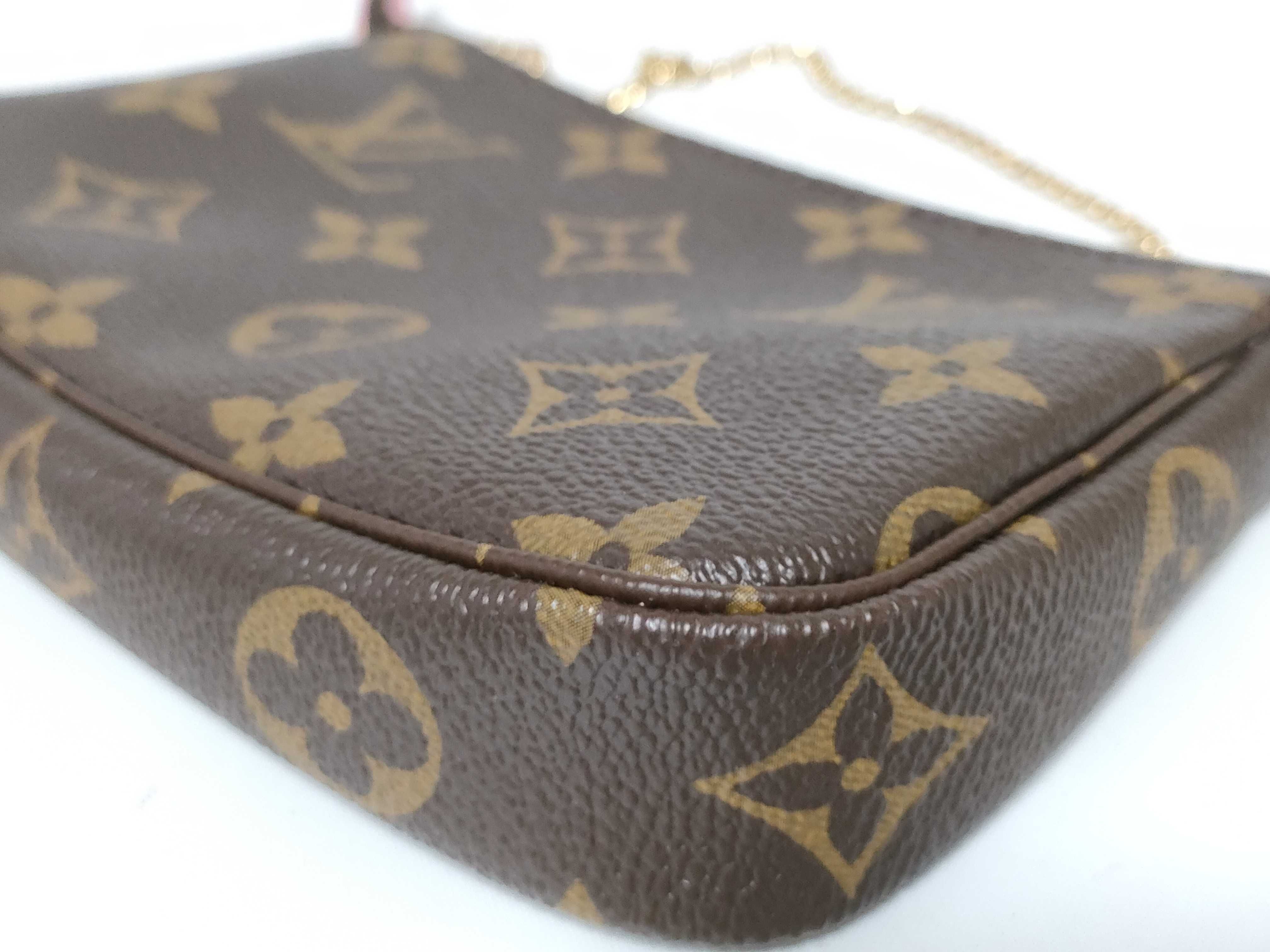 Monogram SG-LouisVuittonMonogramMiniPochetteAccessoire M81760SF4222 Brown Pouch — view 7