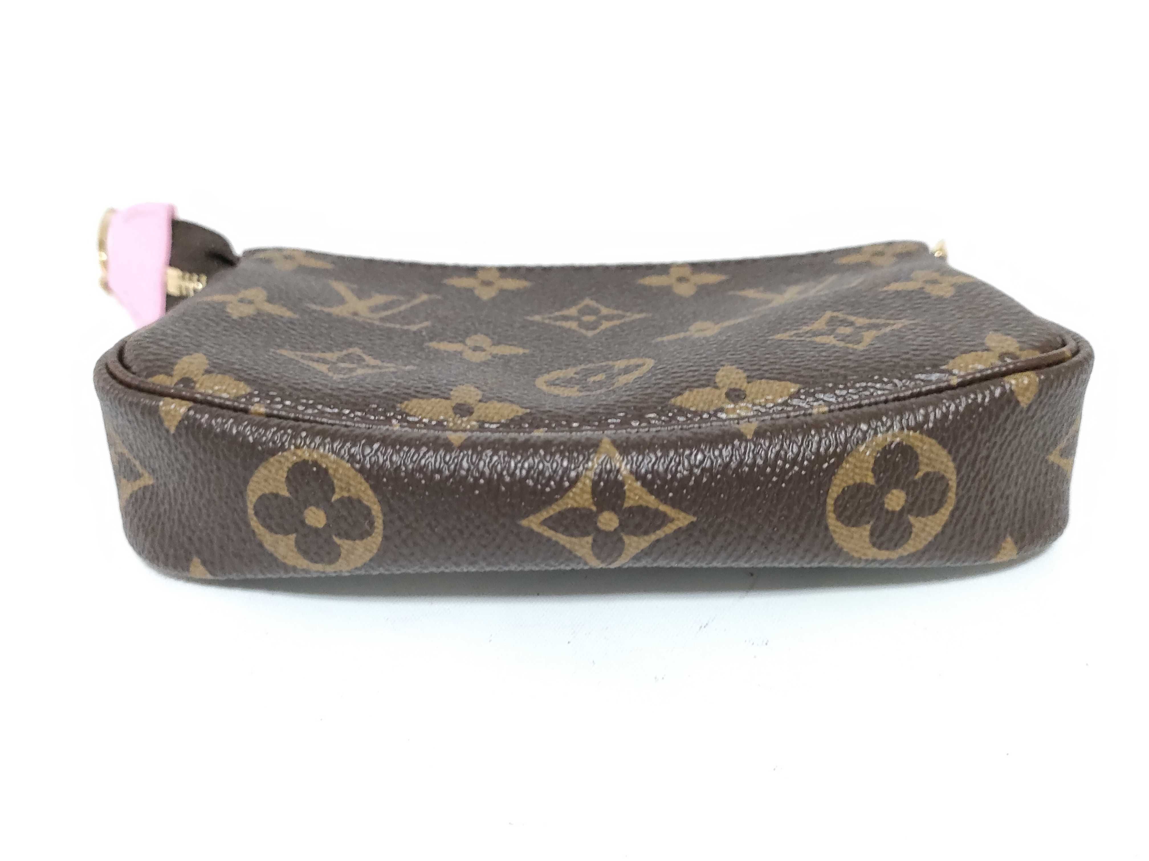 Monogram SG-LouisVuittonMonogramMiniPochetteAccessoire M81760SF4222 Brown Pouch — view 8