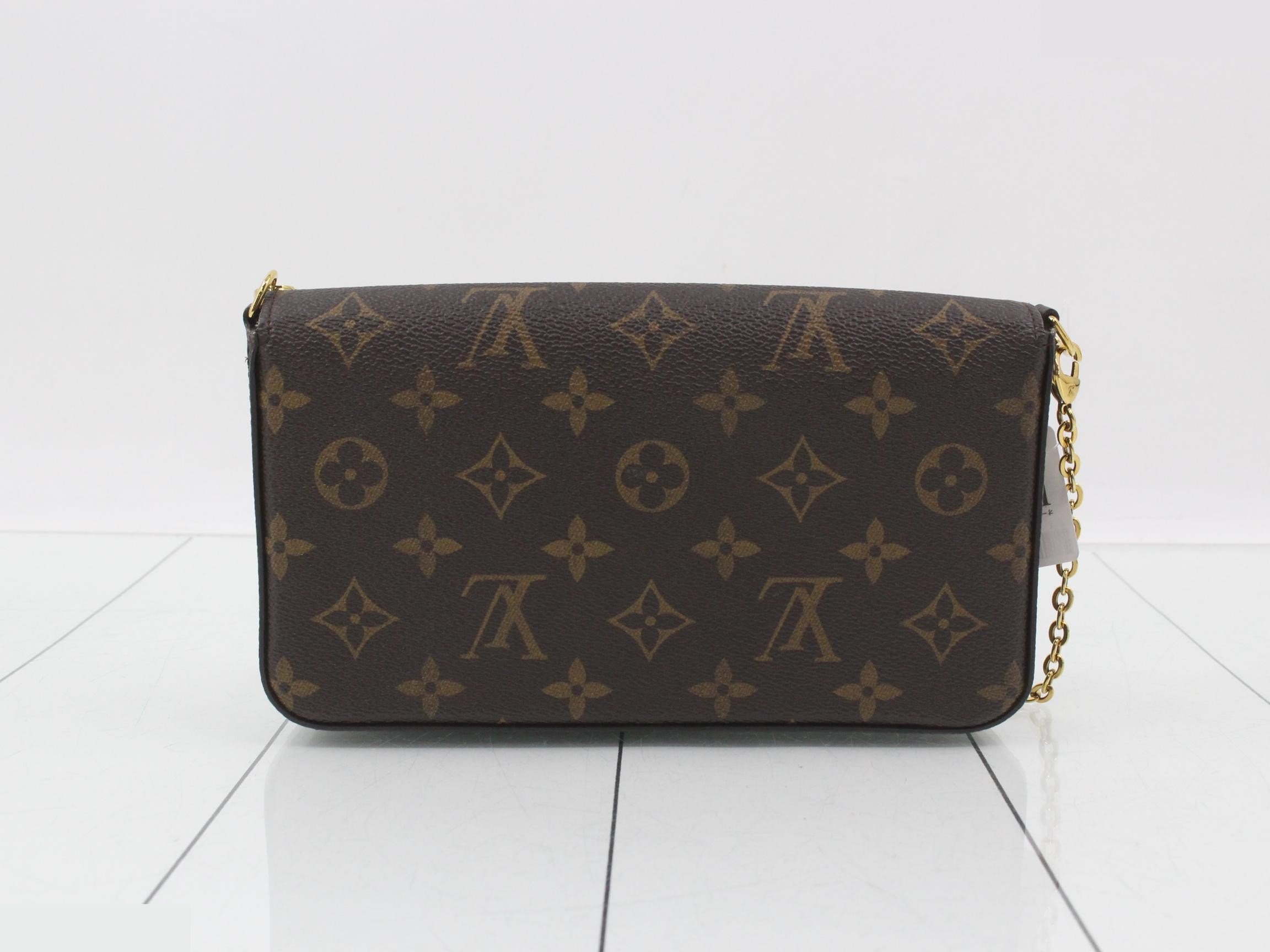 Monogram Love Lock Pochette Felicie Shoulder Bag with Case — view 2
