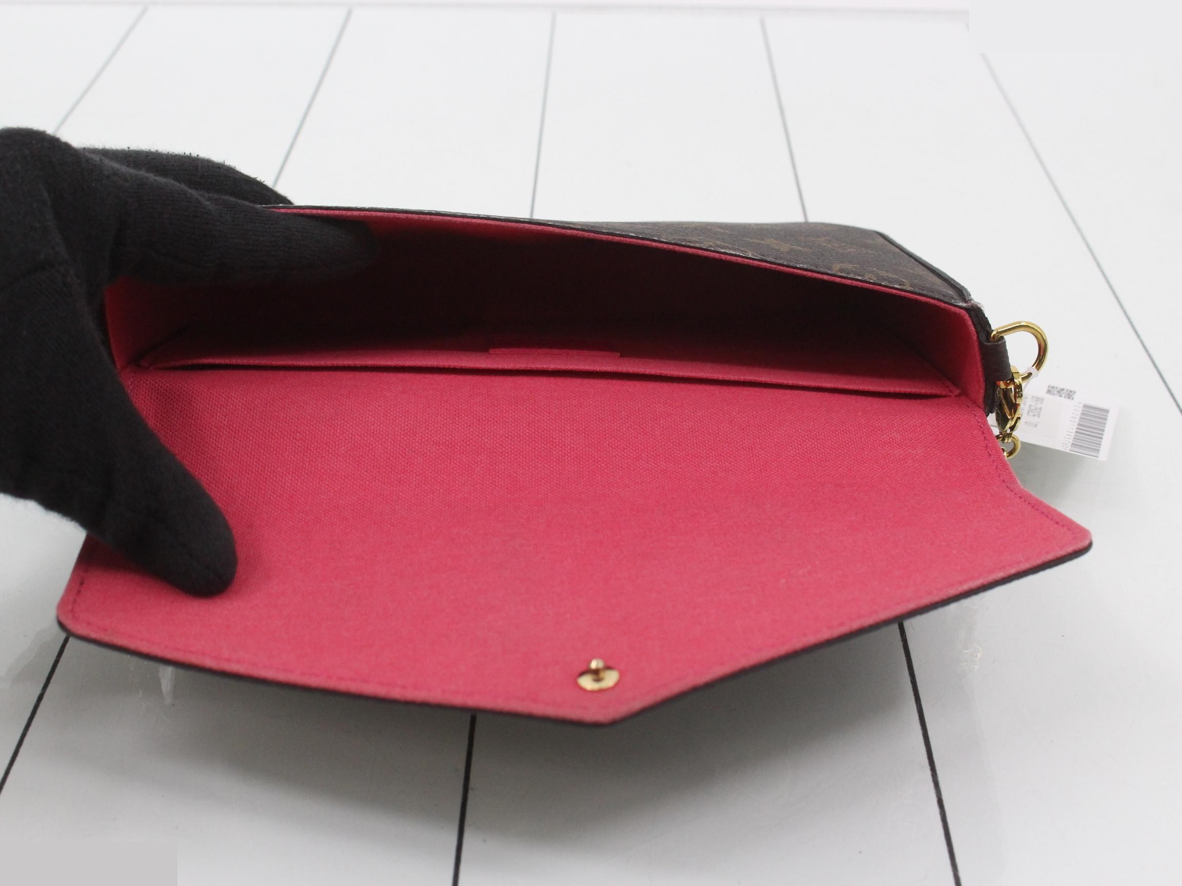 Monogram Love Lock Pochette Felicie Shoulder Bag with Case — view 4