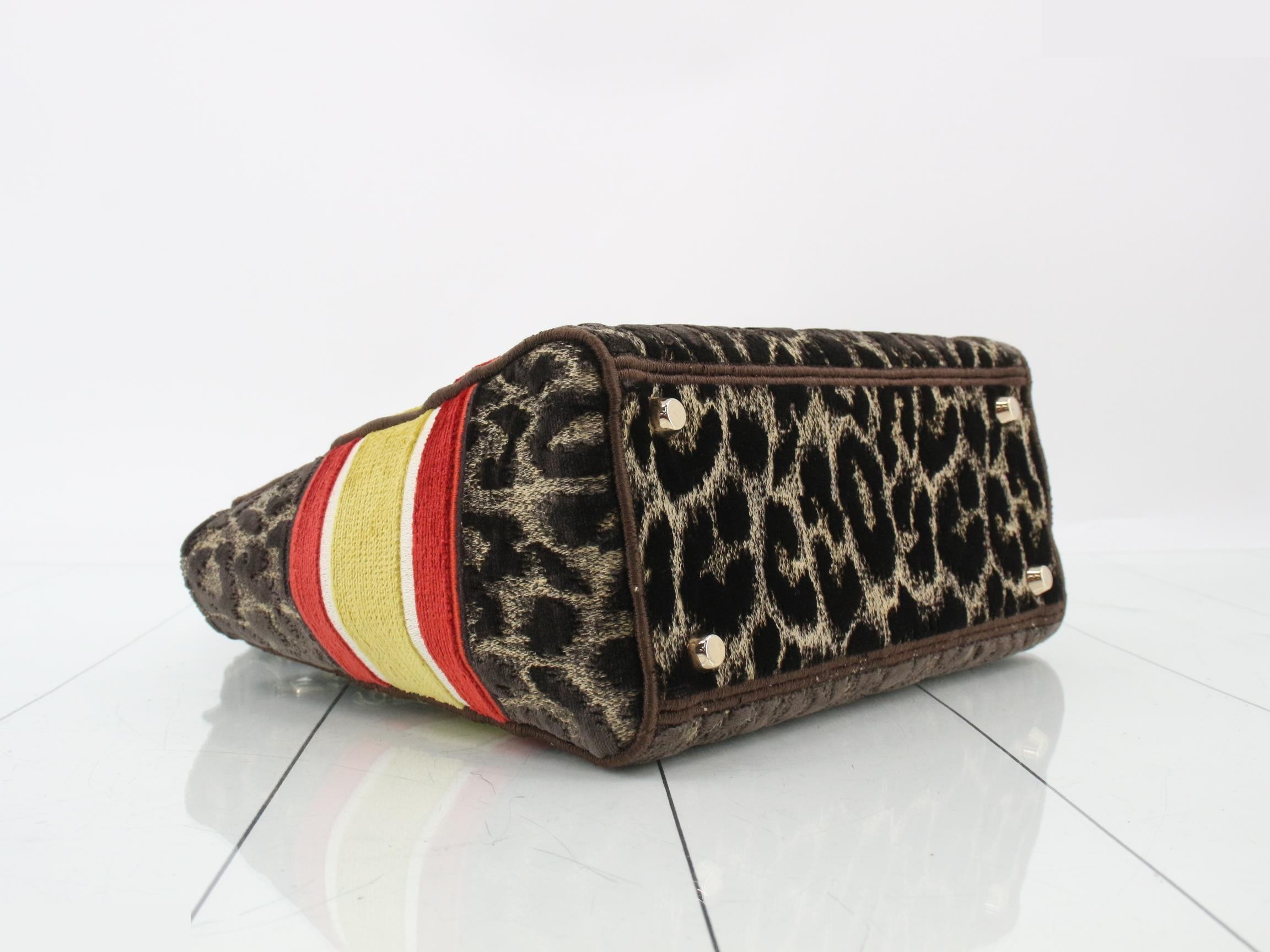 Lady D Light Leopard Print 2-Way Shoulder/Handbag — view 5