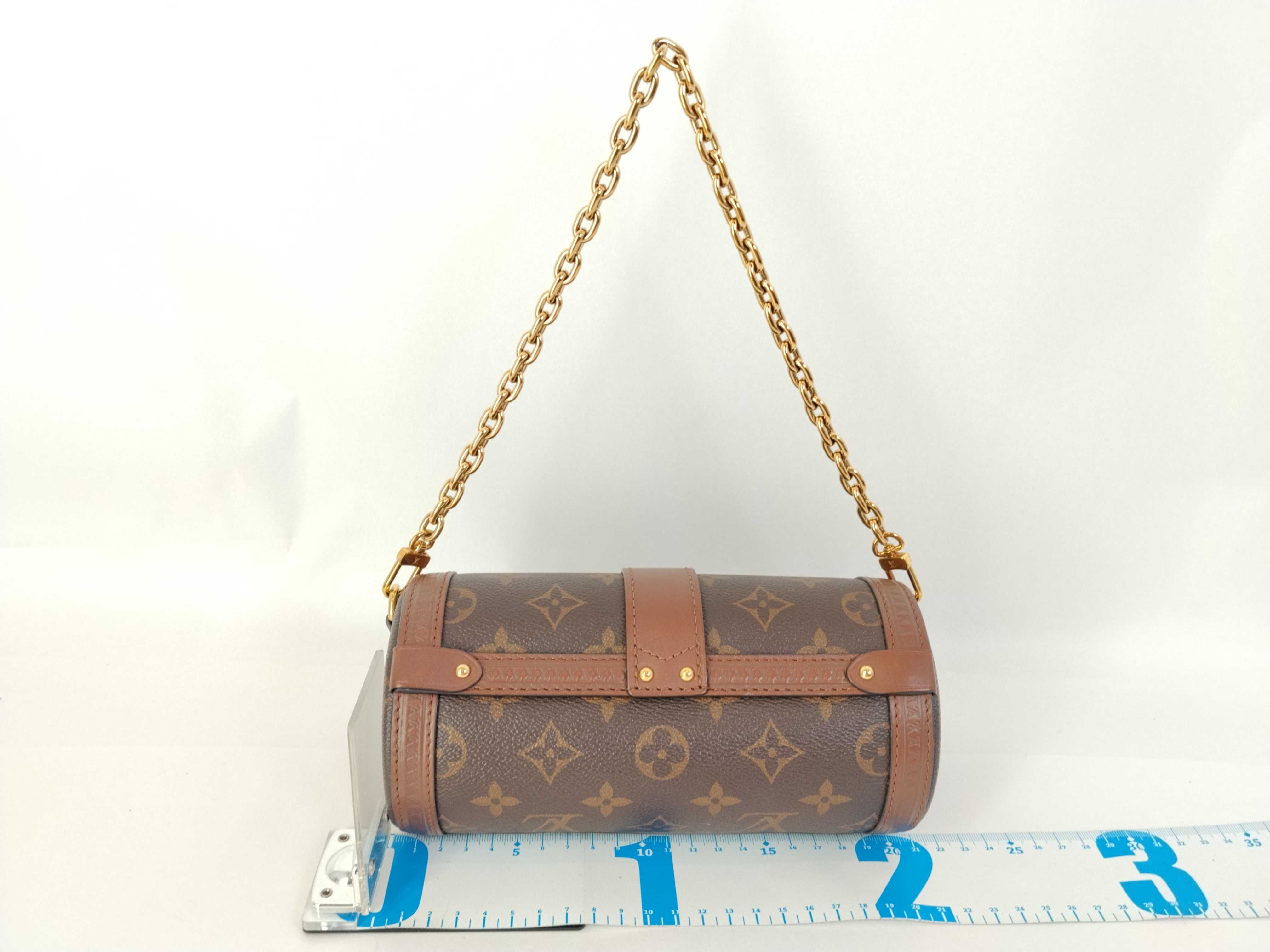 Monogram M57835 Papillon Trunk Boston-style Monogram Chain Shoulder Bag Handbag — view 2